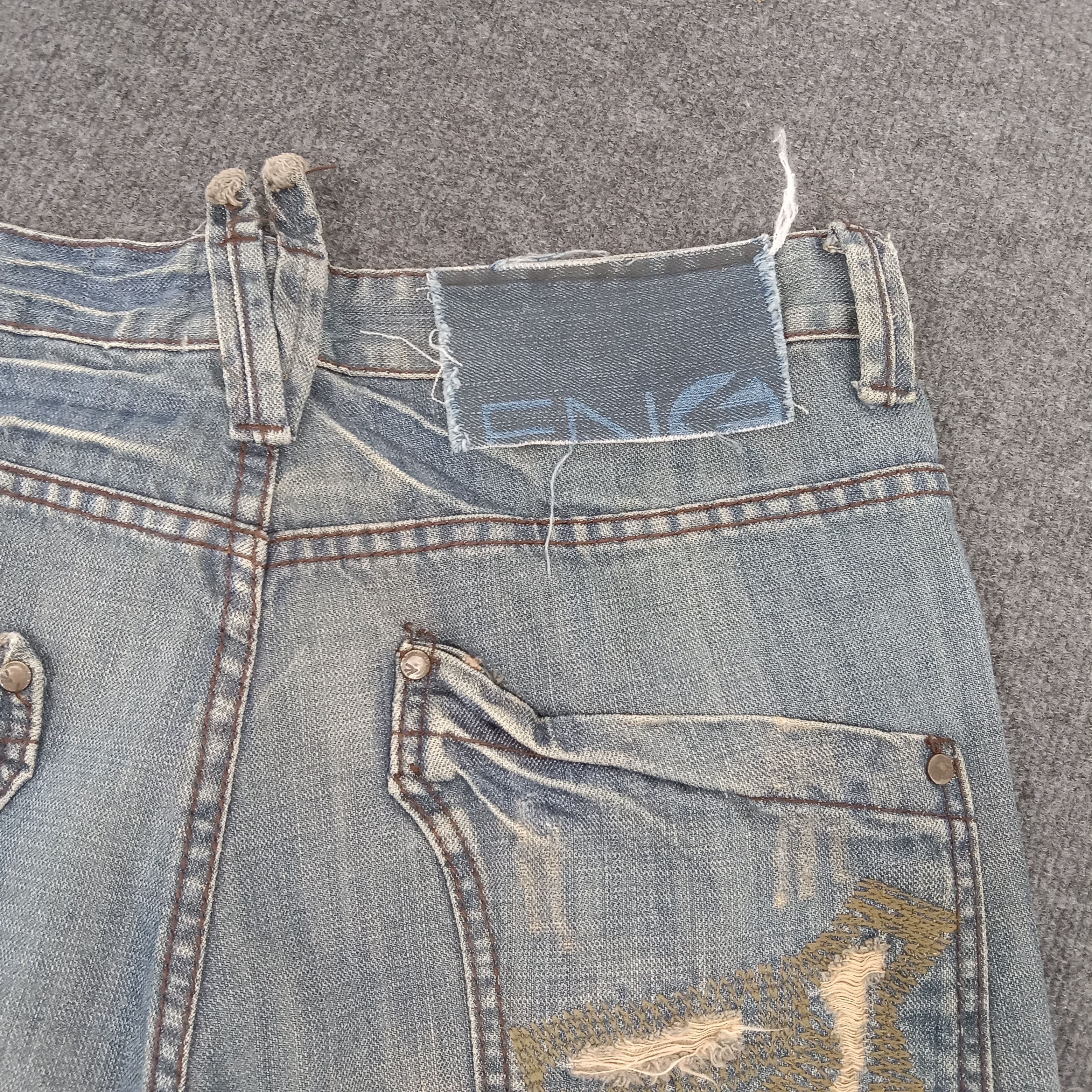 Energie × Vintage ENERGIE Distressed Japanese Style Denim Jeans Size US 35 - 9 Thumbnail