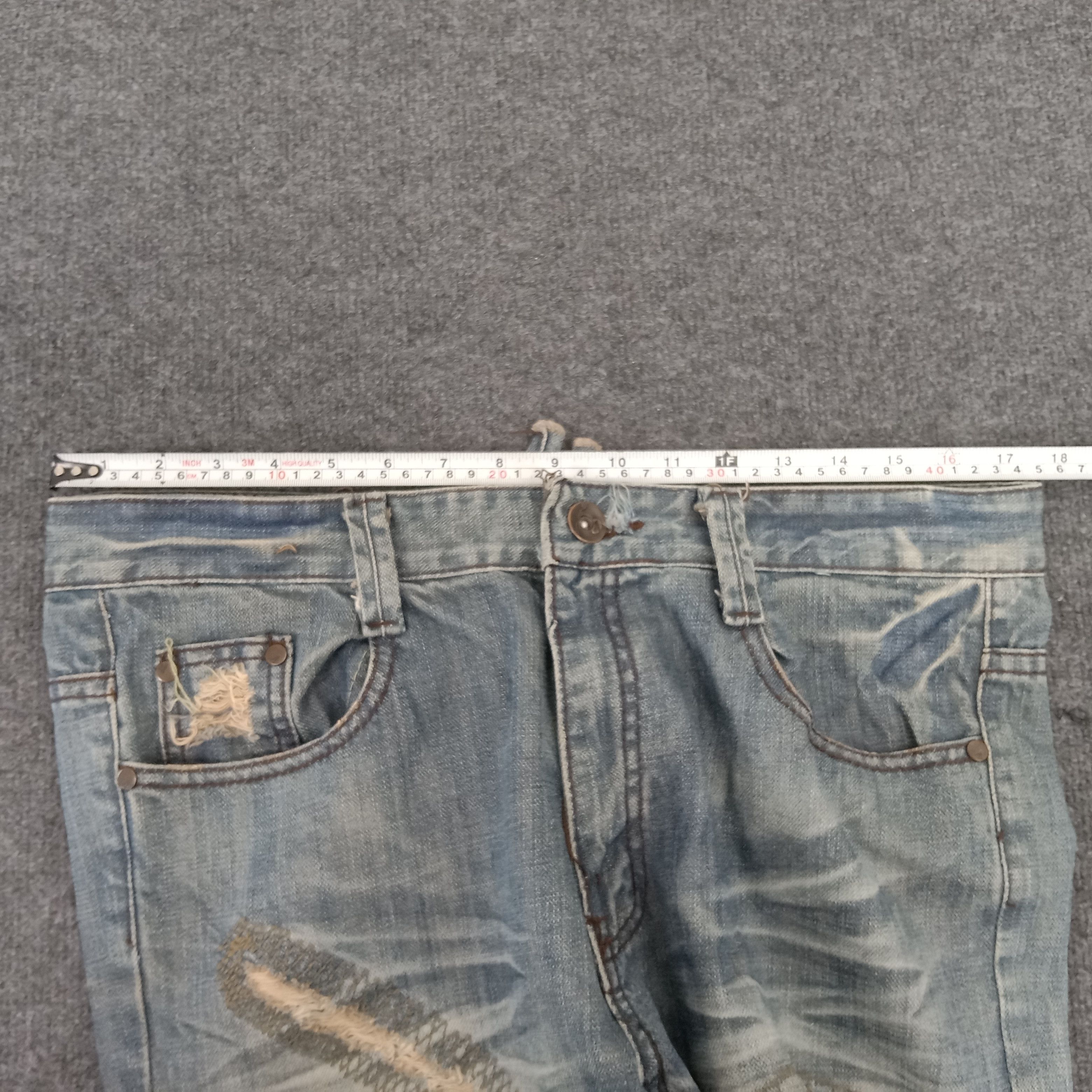 Energie × Vintage ENERGIE Distressed Japanese Style Denim Jeans Size US 35 - 10 Thumbnail