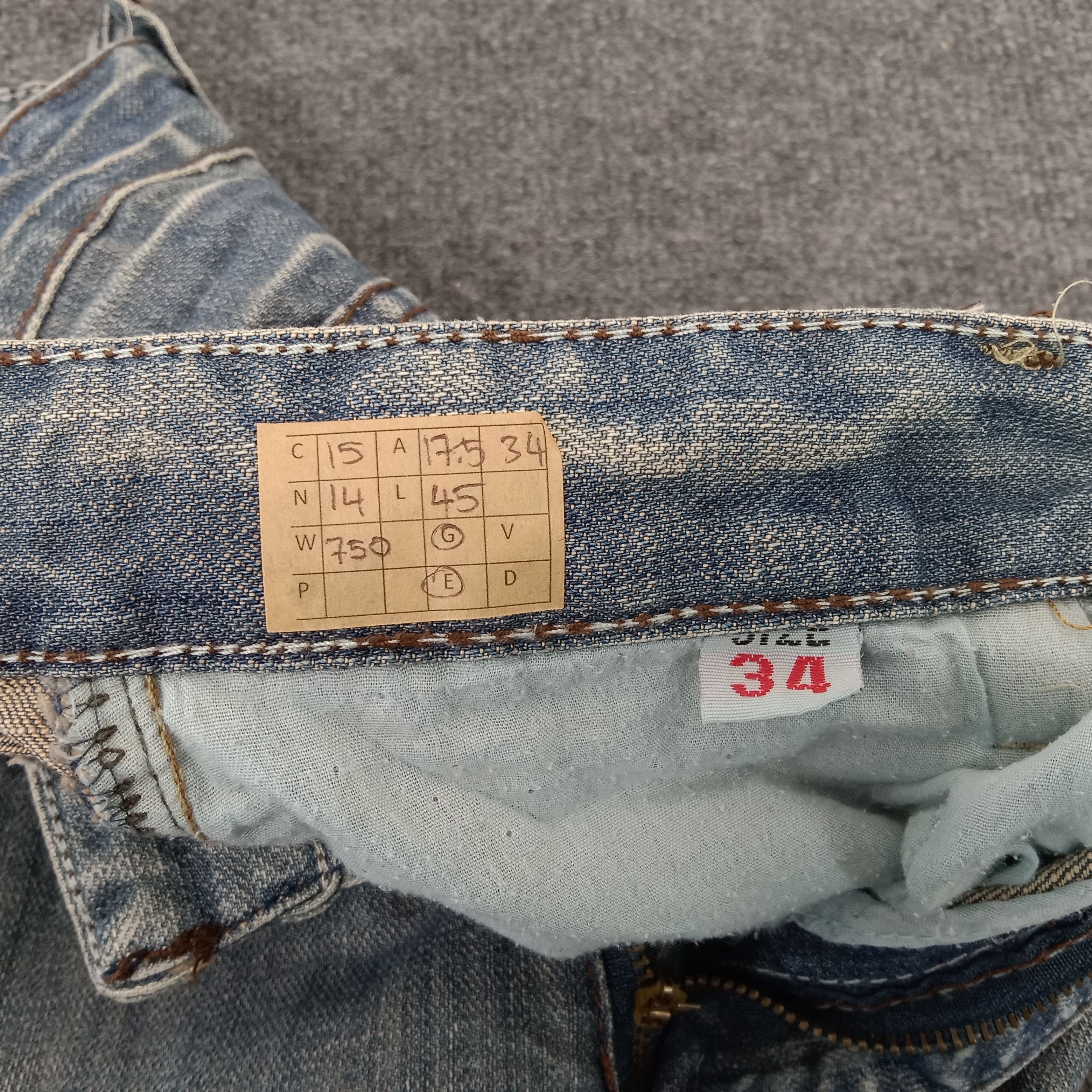 Energie × Vintage ENERGIE Distressed Japanese Style Denim Jeans Size US 35 - 6 Thumbnail