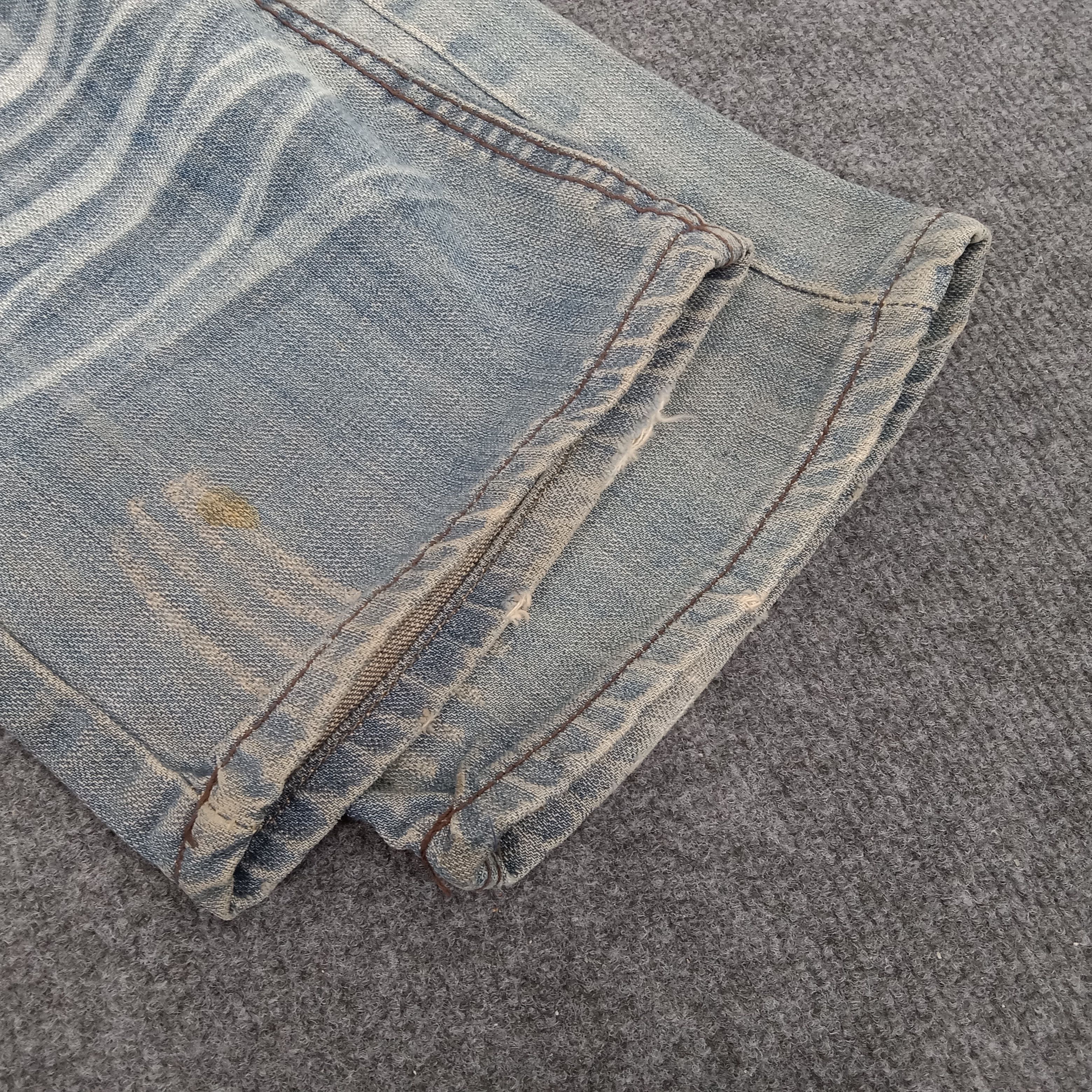 Energie × Vintage ENERGIE Distressed Japanese Style Denim Jeans Size US 35 - 8 Thumbnail