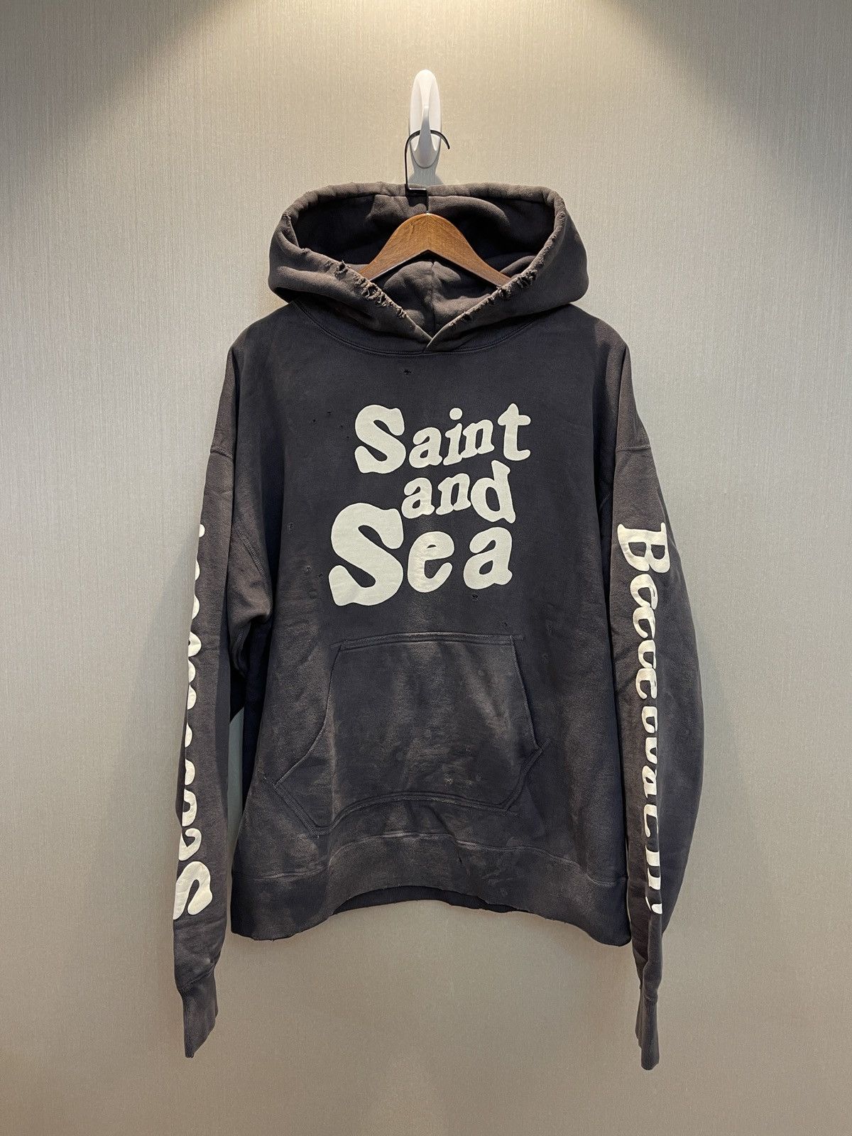 SAINTMICHAEL×WIND AND SEA HOODIE BLACK 【公式通販】