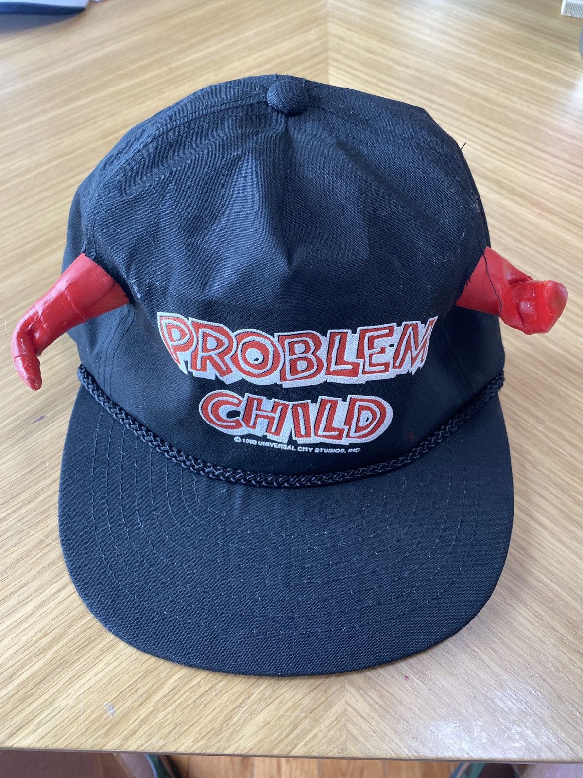 Movie × Universal Studios × Vintage Problem Child movie promotional hat ...