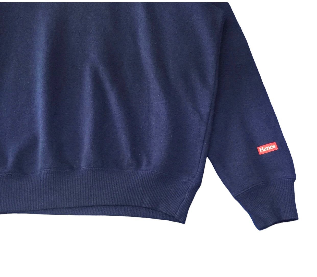 Hanes × Japanese Brand × Vintage Vintage Hanes Plain Small Logo Crewneck Sweatshirt Size US L / EU 52-54 / 3 - 4 Thumbnail