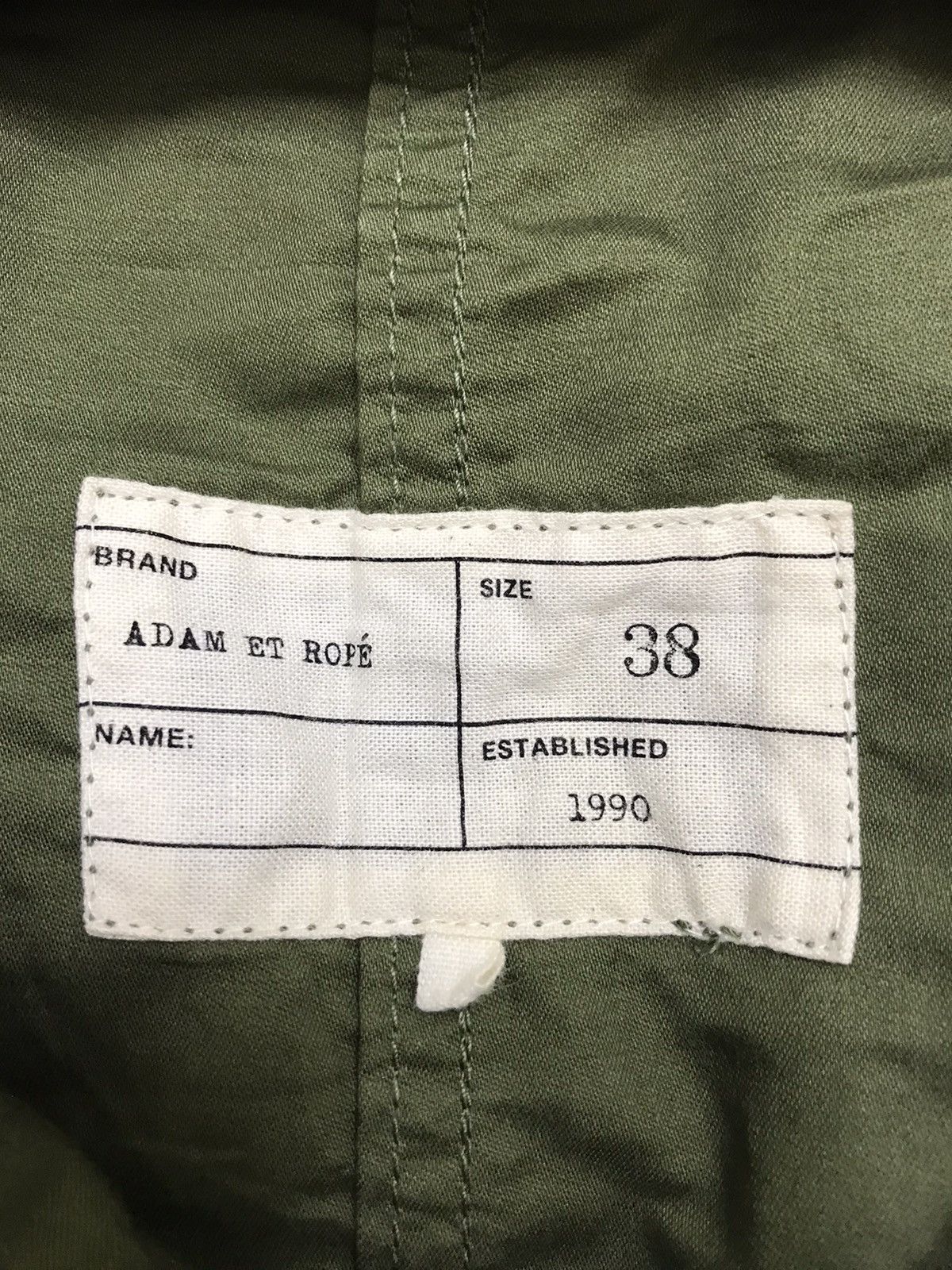 ADAM ET ROPE × Japanese Brand ADAM ET ROPE Japan Military Parka Size XS / US 0-2 / IT 36-38 - 4 Thumbnail