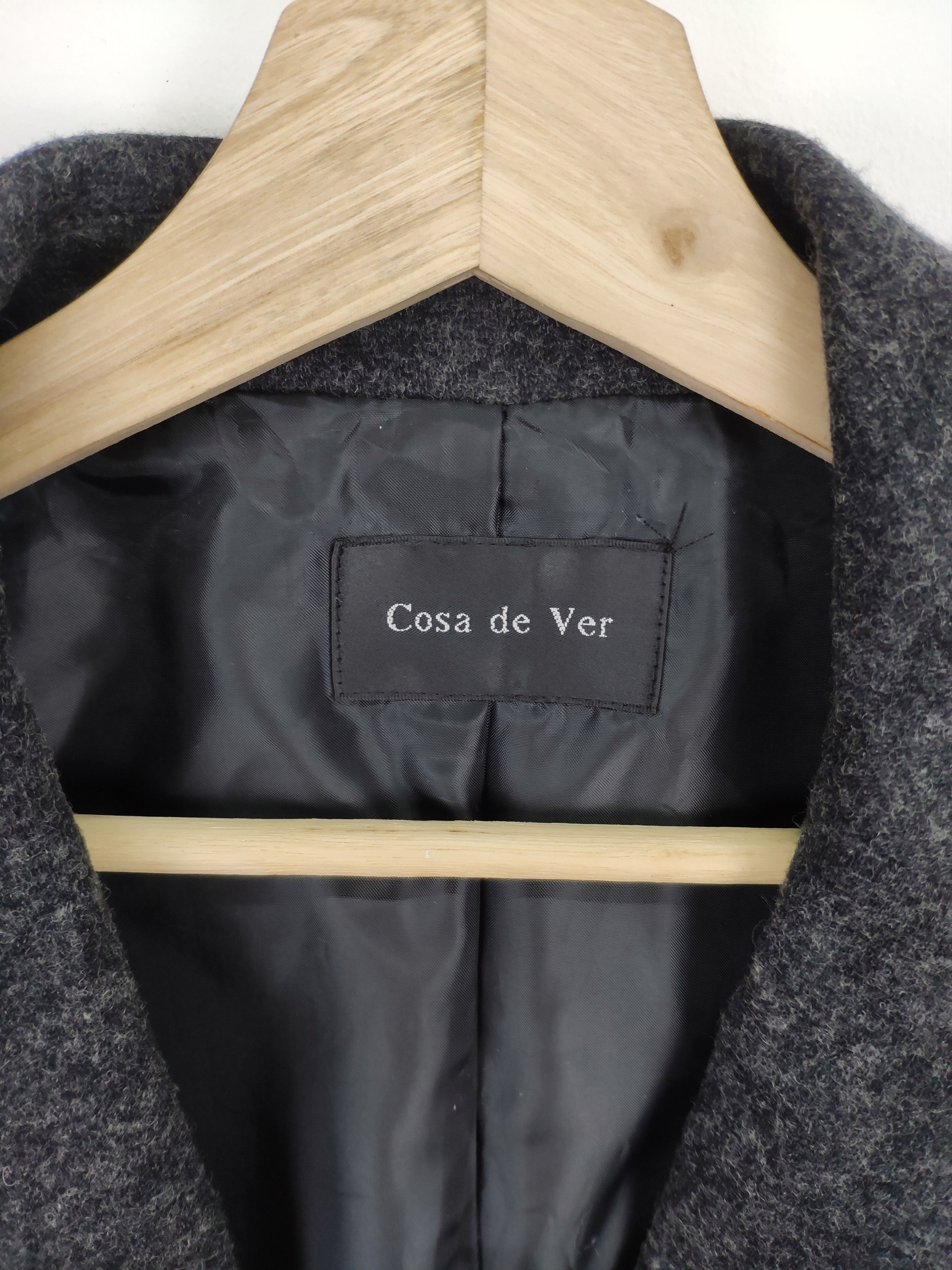 Designer × Japanese Brand Vintage Wool Blazer Coat Jacket Size S / US 4 / IT 40 - 8 Thumbnail