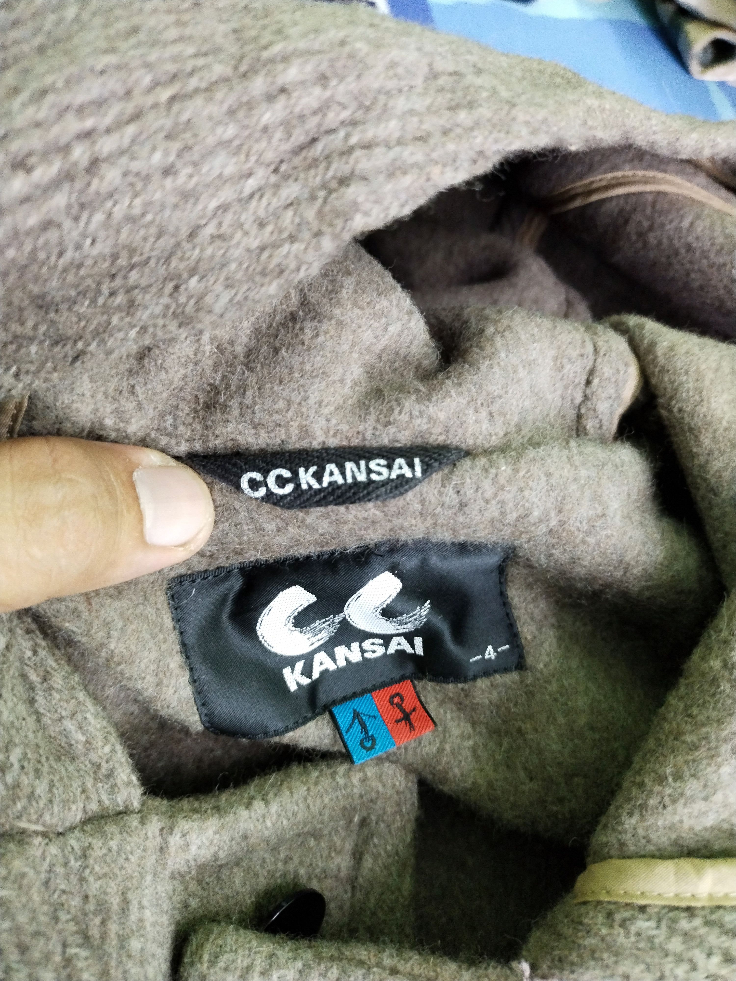 Kansai Yamamoto VINTAGE CC KANSAI BY KANSAI YAMAMOTO TRENCH COAT JACKET Size US L / EU 52-54 / 3 - 10 Thumbnail