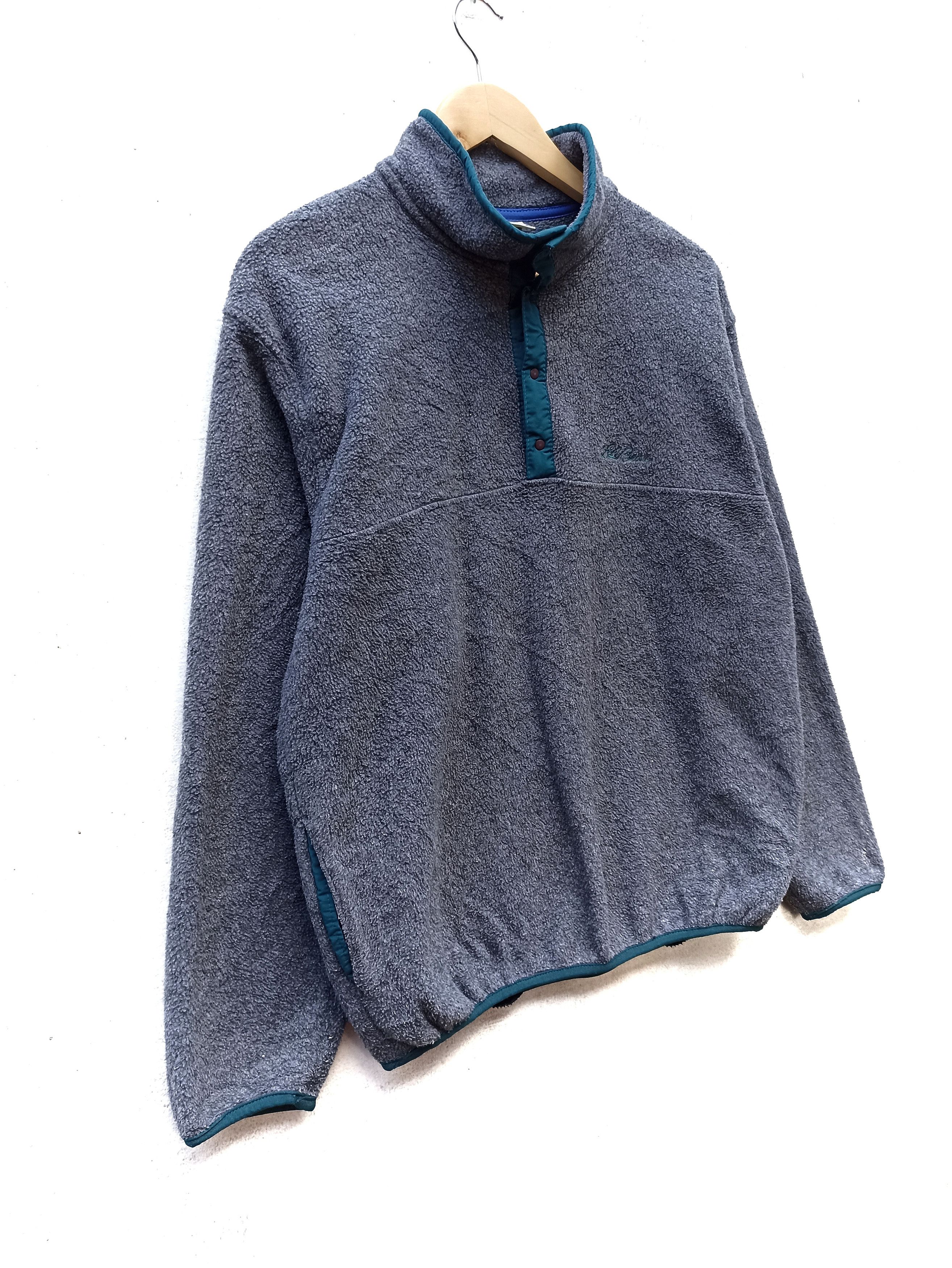 L.L. Bean × Vintage Vintage 90s Vintage LL Bean sweater fleece deep pile Size US L / EU 52-54 / 3 - 3 Thumbnail