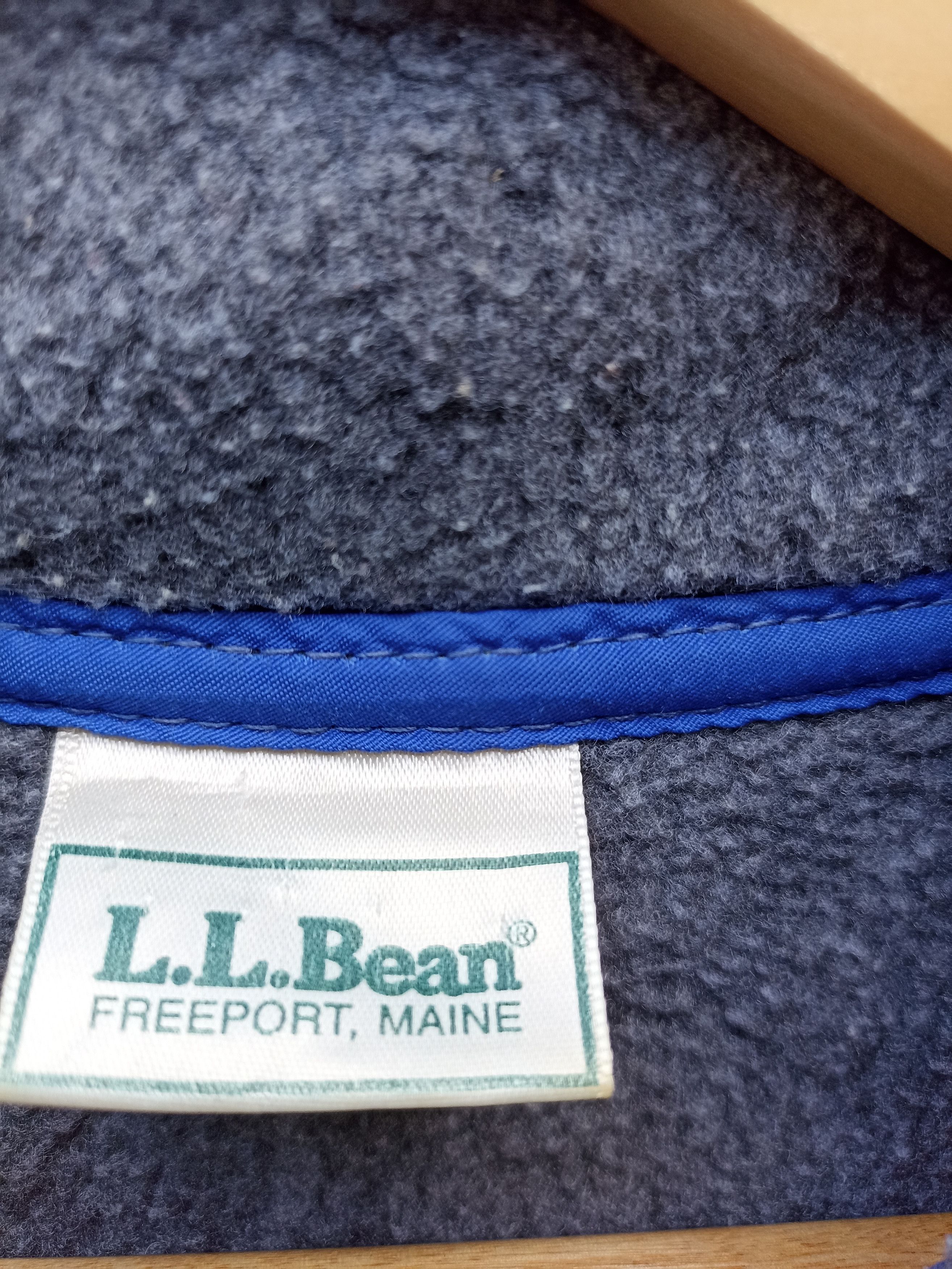 L.L. Bean × Vintage Vintage 90s Vintage LL Bean sweater fleece deep pile Size US L / EU 52-54 / 3 - 6 Thumbnail