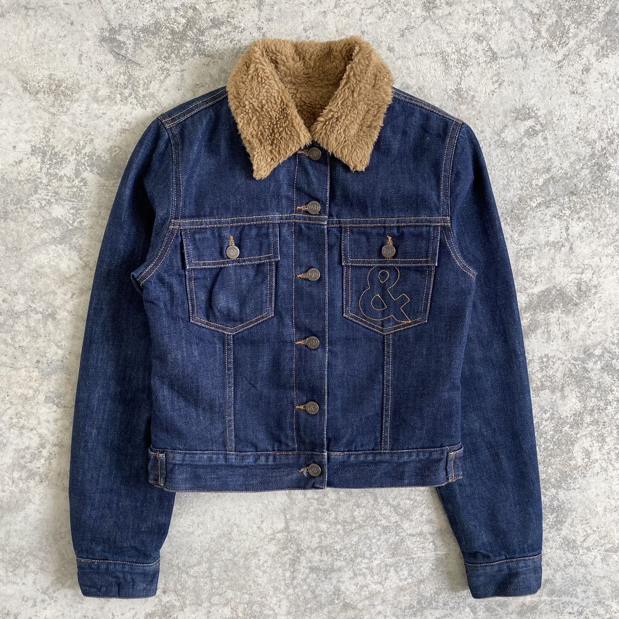 Dolce & Gabbana Sherpa Lined Women’s Denim Jacket Size 38