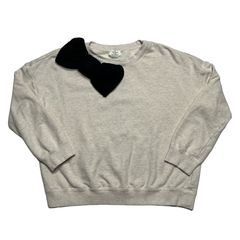 Kate Spade Womens Sweatshirt Size Small Rain Or Shine Short Sleeve Gray  $168 NEW