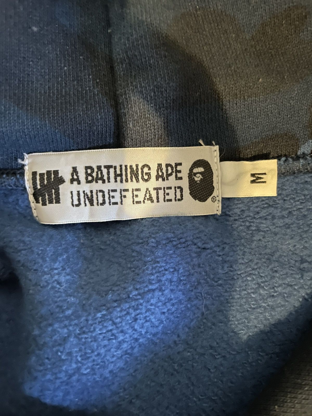 Bape × Undefeated Bape x Undefeated Blue Camo Milo Pullover (RARE From Japan) Size US M / EU 48-50 / 2 - 5 Thumbnail