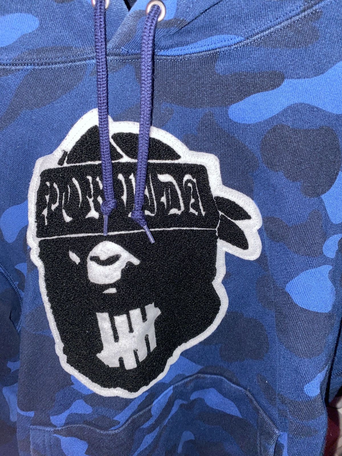 Bape × Undefeated Bape x Undefeated Blue Camo Milo Pullover (RARE From Japan) Size US M / EU 48-50 / 2 - 3 Thumbnail