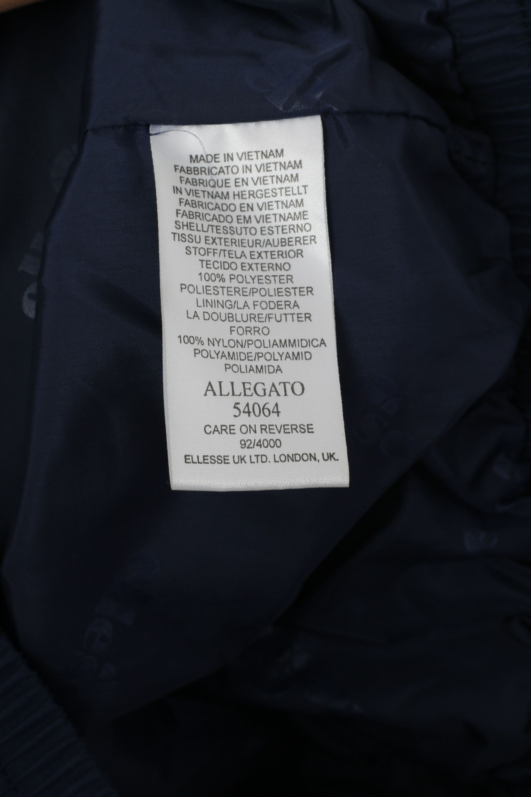 Ellesse Ellesse Men M Jacket Navy Sportswear Full Zip Retro 2781 Size US M / EU 48-50 / 2 - 6 Thumbnail