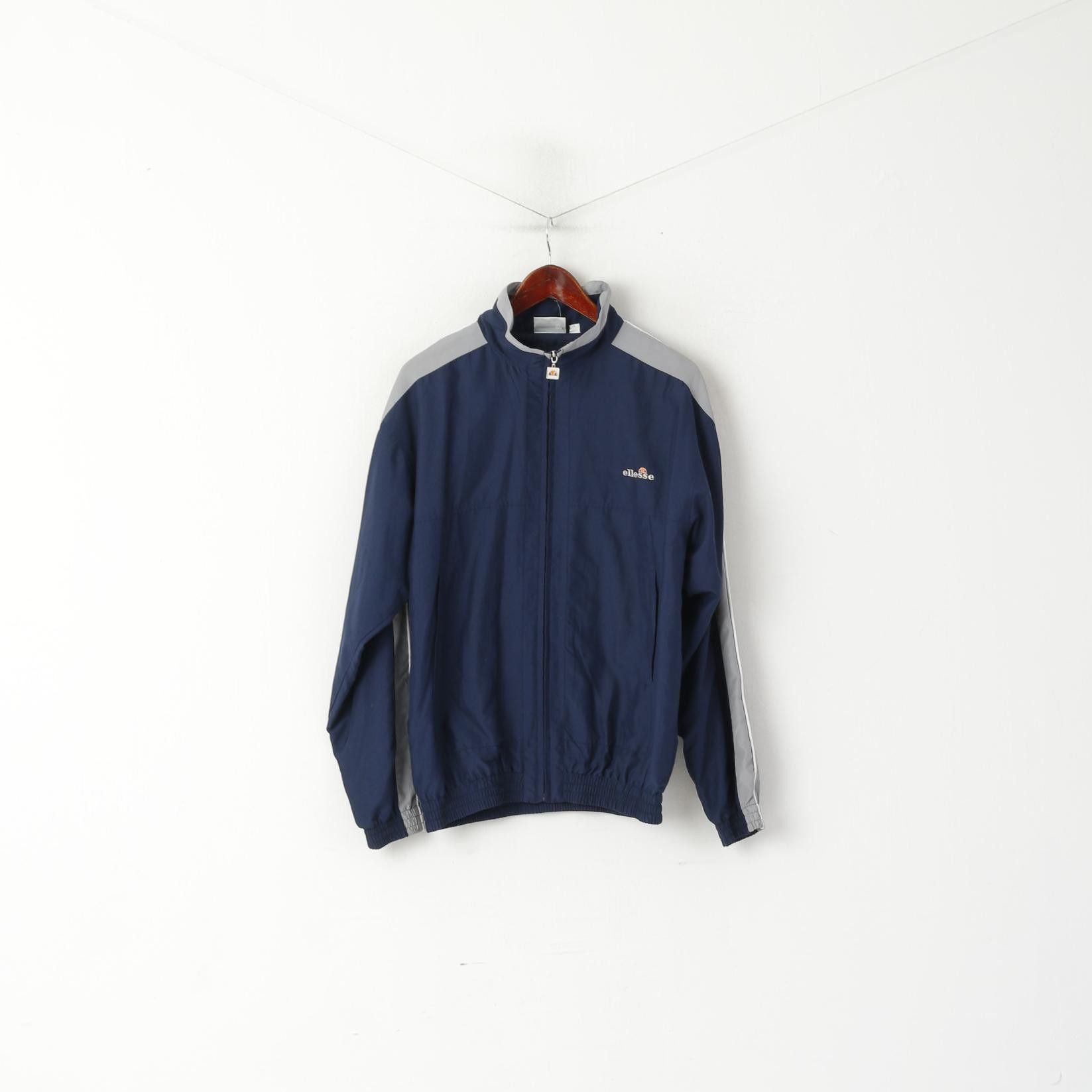 Ellesse Ellesse Men M Jacket Navy Sportswear Full Zip Retro 2781 Size US M / EU 48-50 / 2 - 2 Thumbnail