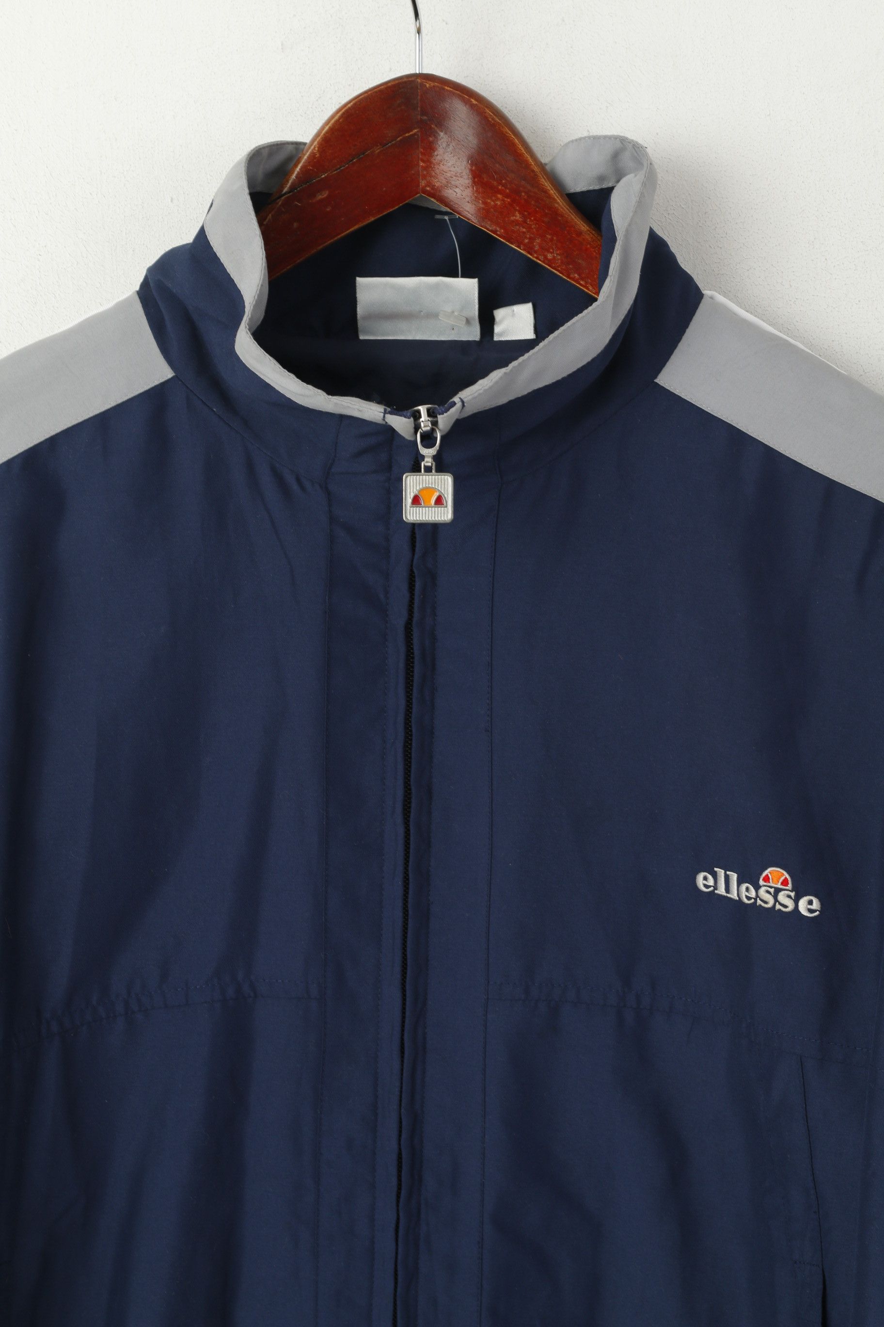 Ellesse Ellesse Men M Jacket Navy Sportswear Full Zip Retro 2781 Size US M / EU 48-50 / 2 - 3 Thumbnail