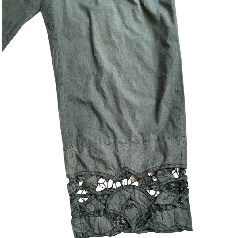 Comme des Garcons Tricot CDG Lace Hem Pants Size 27" / US 4 / IT 40 - 3 Thumbnail