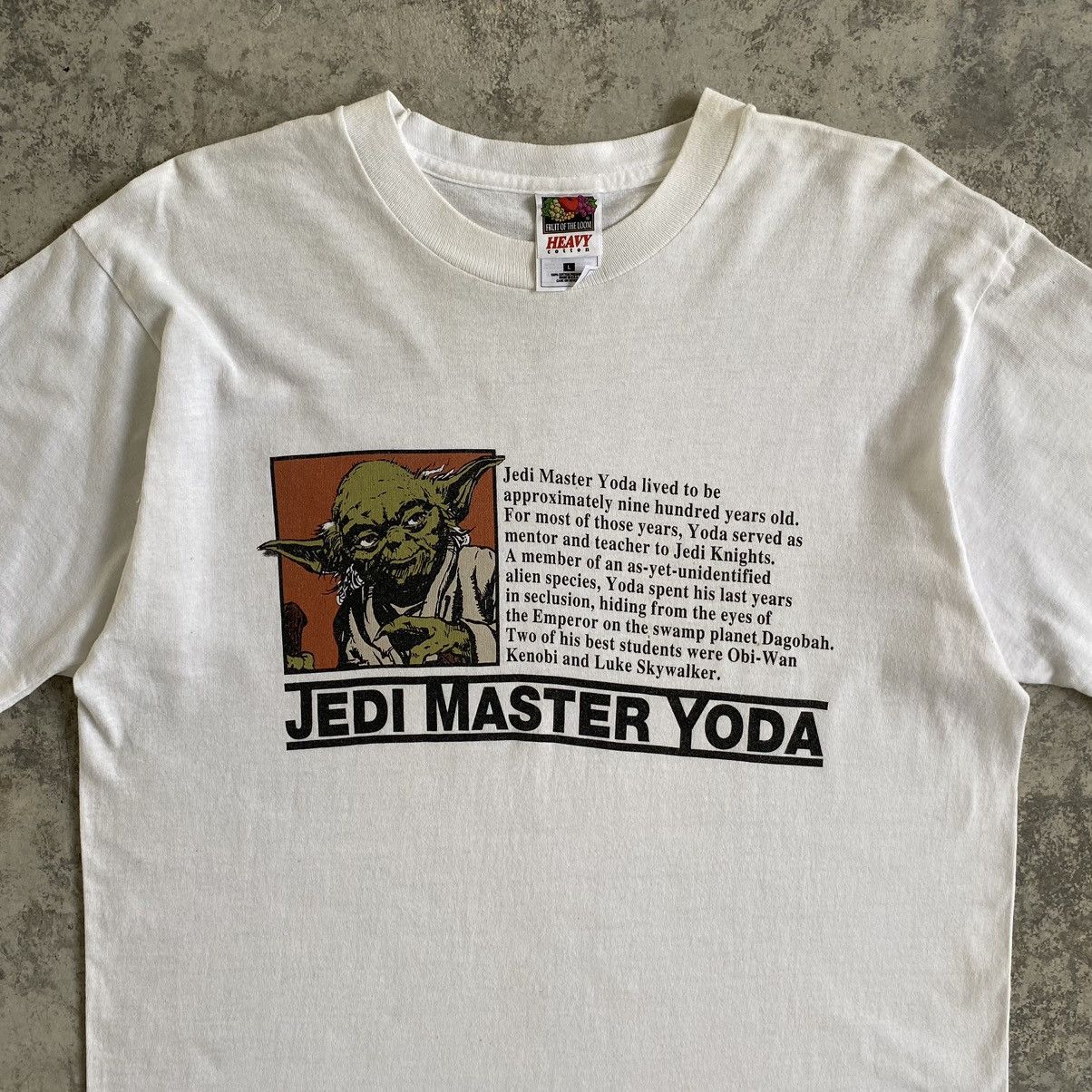 Star Wars Vintage 90’s Jedi Master Yoda Star Wars Promo Movie T-shirt Size US L / EU 52-54 / 3 - 3 Thumbnail