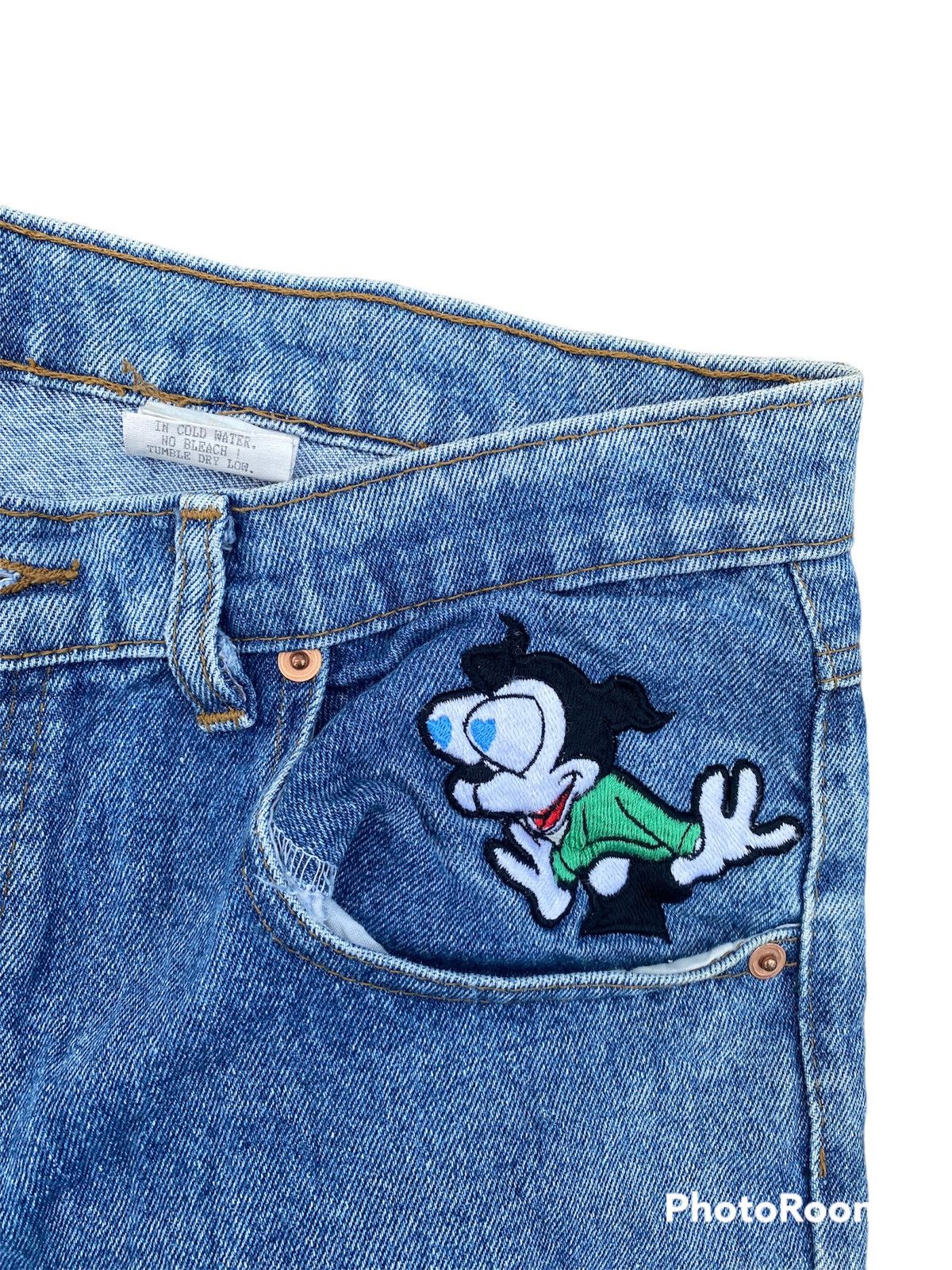 Vintage Vintage 90s Betty Boop Too Cute Jeans Fleischer Studio Size 34" / US 12 / IT 48 - 3 Thumbnail