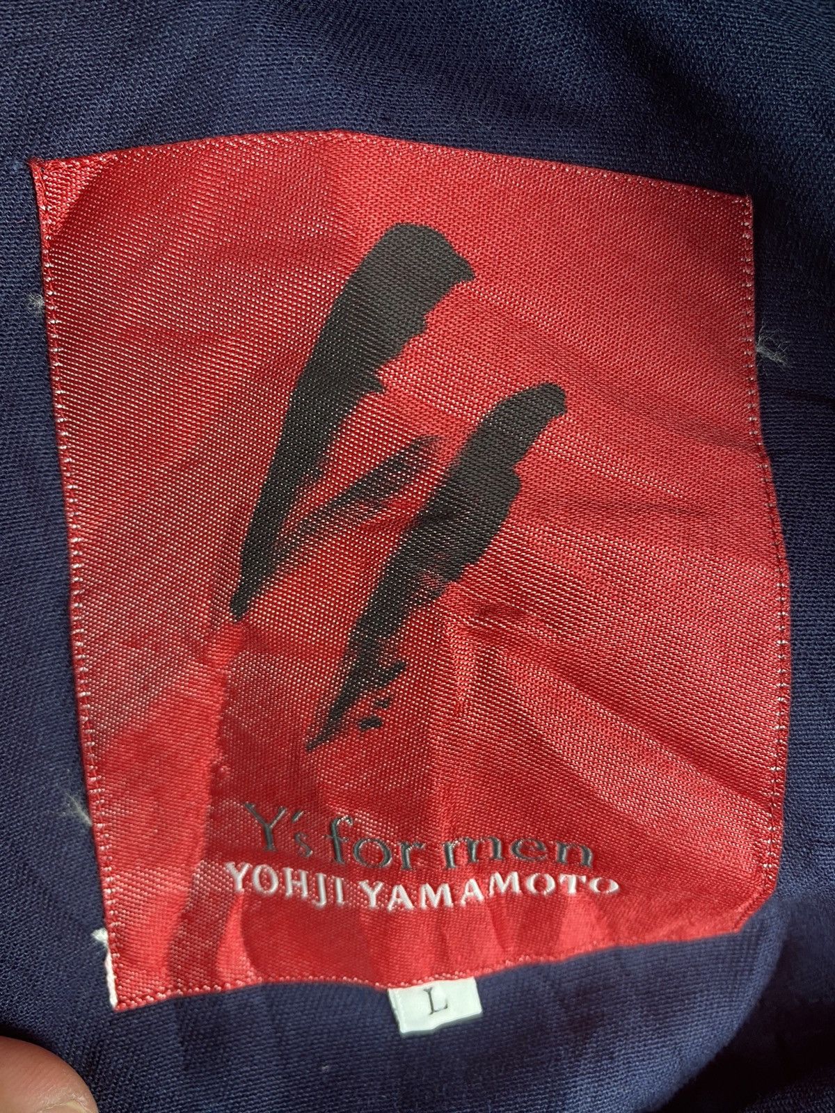 Yohji Yamamoto Archive 90s Y’s For Men red label long coat button up Size US L / EU 52-54 / 3 - 2 Thumbnail
