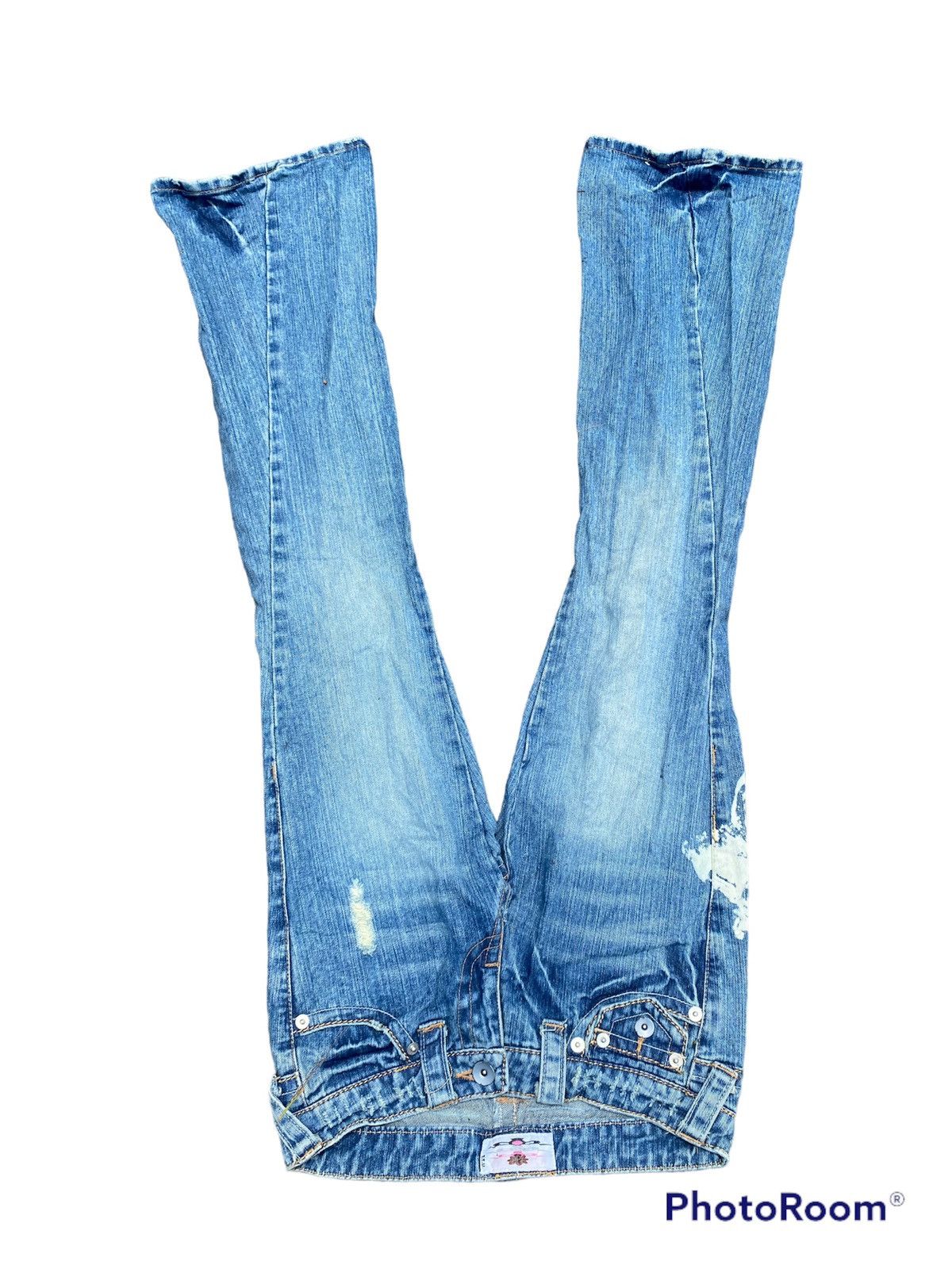 Japanese Brand T.T.U Skull Jeans Size 30" / US 8 / IT 44 - 2 Thumbnail