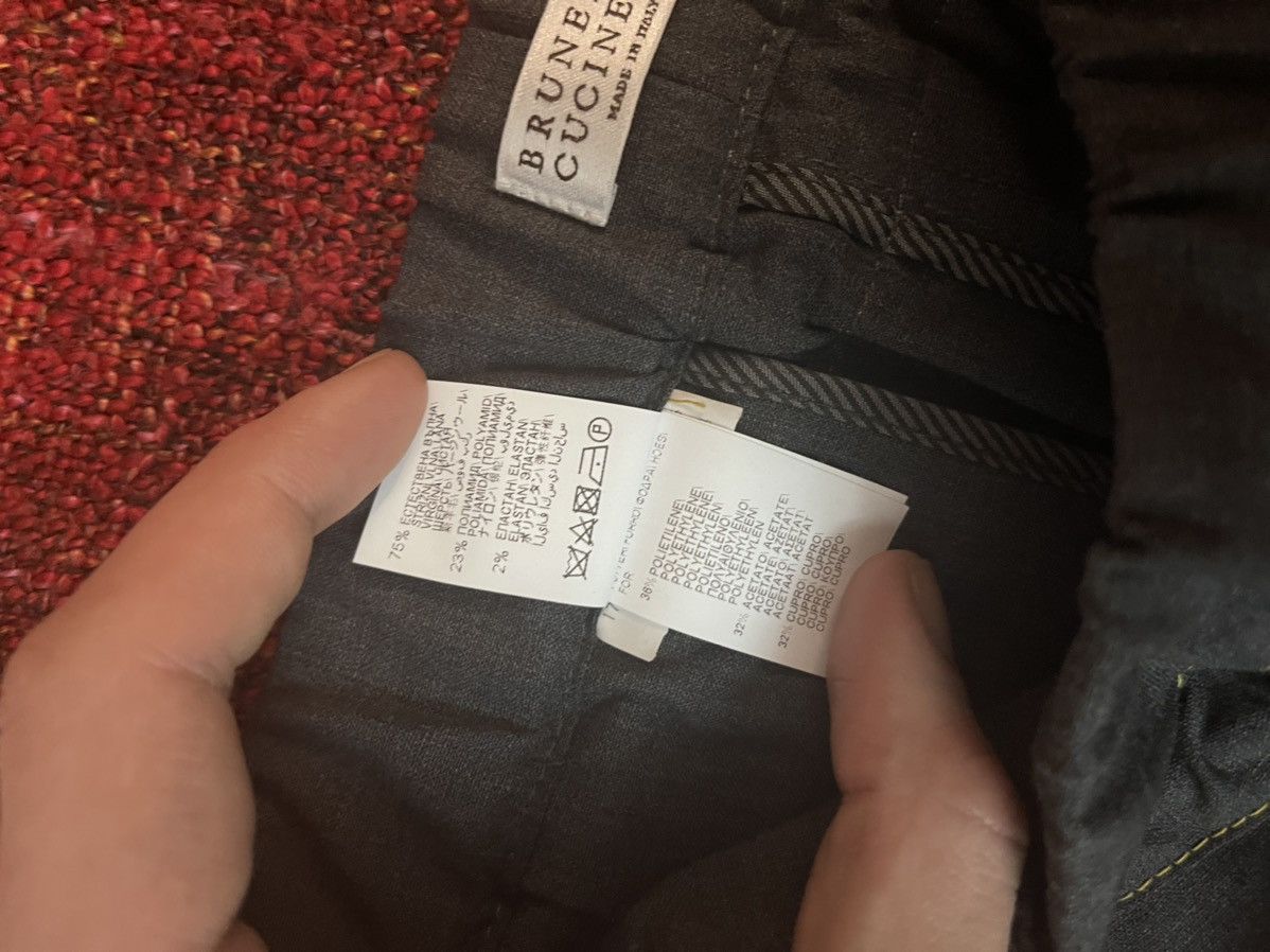 Brunello Cucinelli Brunello Cucinelli luxury wool grey pants Size 27" / US 4 / IT 40 - 8 Thumbnail