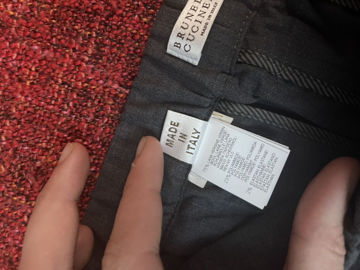 Brunello Cucinelli Brunello Cucinelli luxury wool grey pants Size 27" / US 4 / IT 40 - 12 Thumbnail