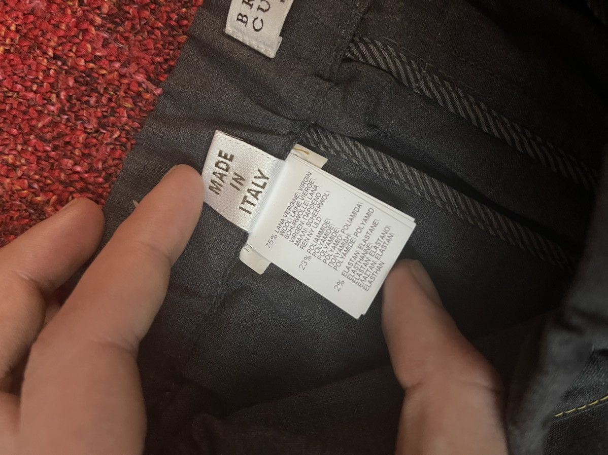 Brunello Cucinelli Brunello Cucinelli luxury wool grey pants Size 27" / US 4 / IT 40 - 7 Thumbnail