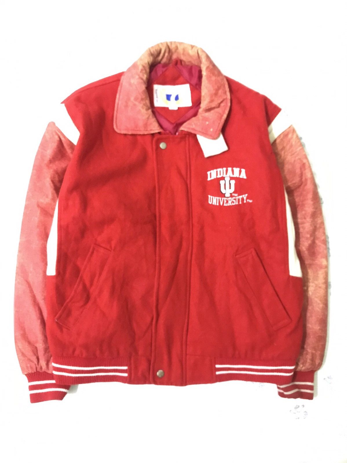 80s INDIANA HOOSIERS Logo 7 Varsity Jacket