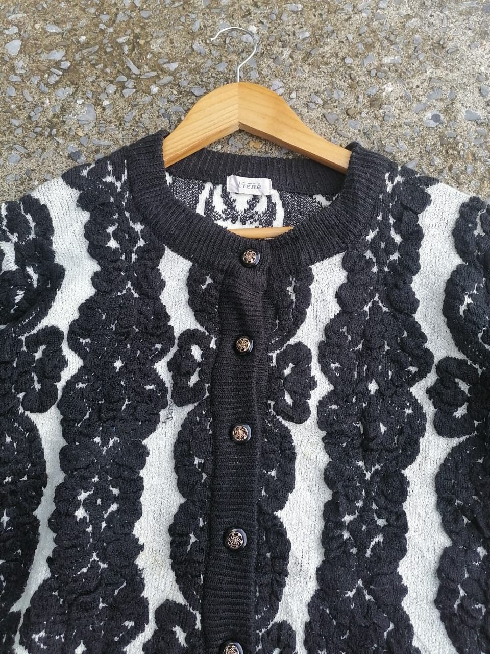 Designer × Japanese Brand Frene Made In Japan Buttons Knitwear Size US M / EU 48-50 / 2 - 2 Thumbnail
