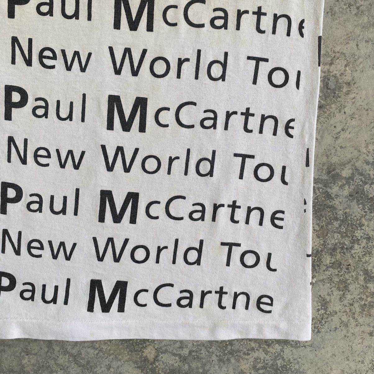 Band Tees Vintage 1993 Paul McCartney OVP Promo Tour T-shirt Size US XL / EU 56 / 4 - 16 Thumbnail