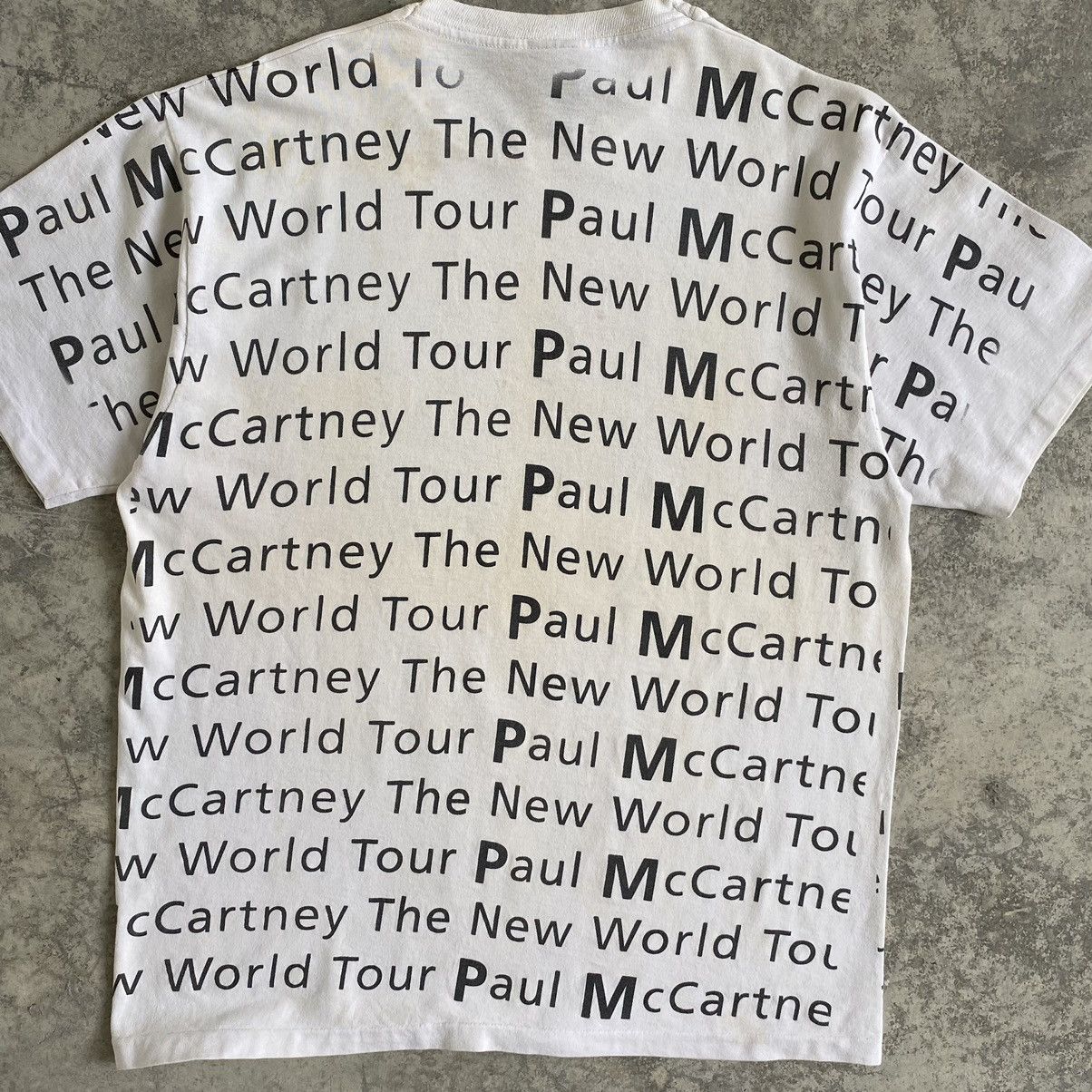 Band Tees Vintage 1993 Paul McCartney OVP Promo Tour T-shirt Size US XL / EU 56 / 4 - 12 Thumbnail