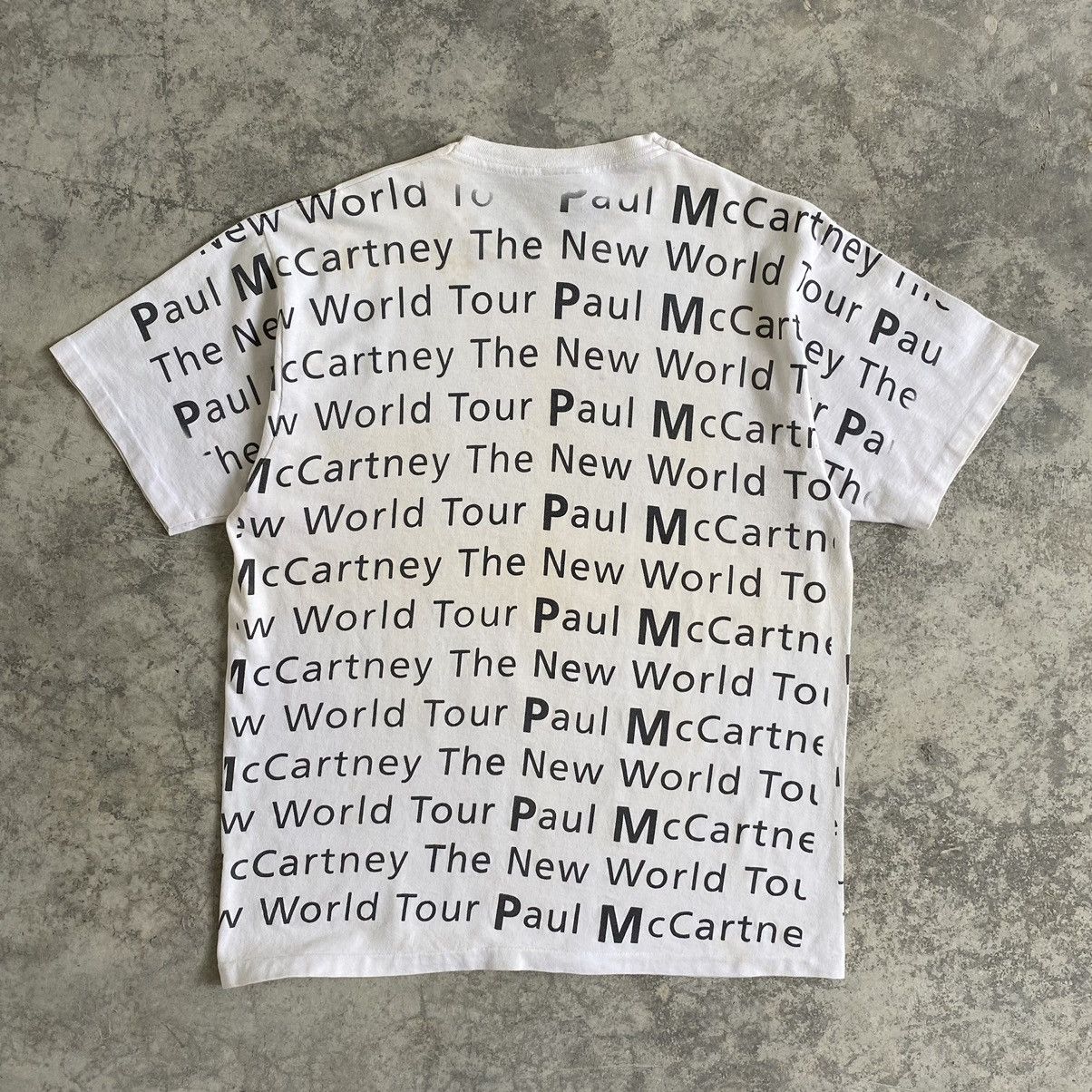 Band Tees Vintage 1993 Paul McCartney OVP Promo Tour T-shirt Size US XL / EU 56 / 4 - 10 Thumbnail