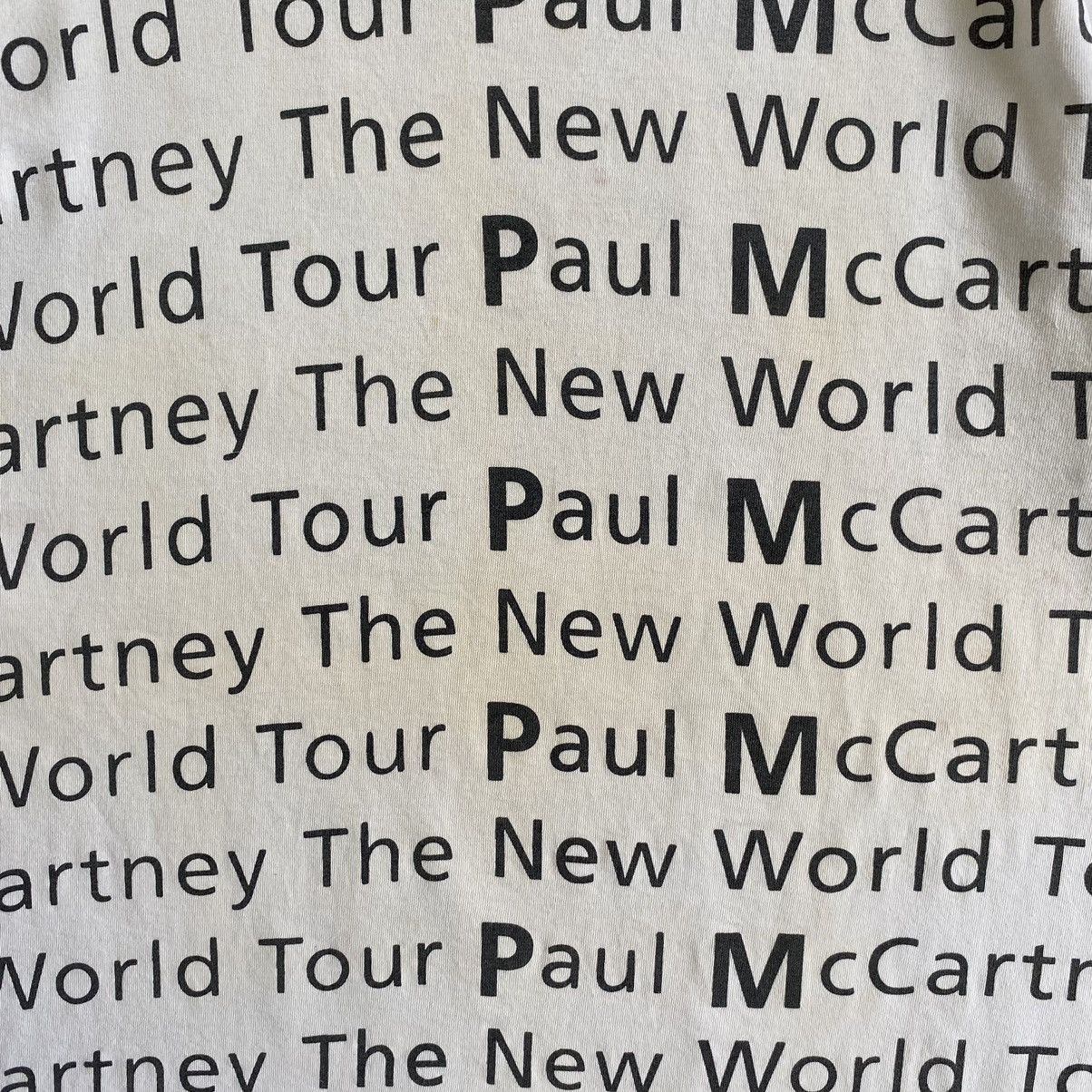 Band Tees Vintage 1993 Paul McCartney OVP Promo Tour T-shirt Size US XL / EU 56 / 4 - 14 Thumbnail
