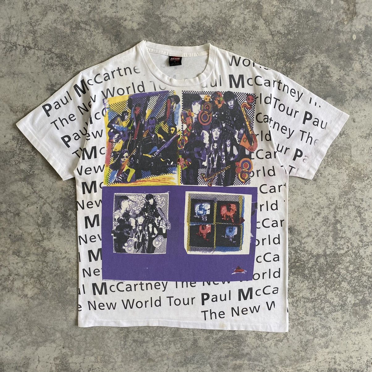 Band Tees Vintage 1993 Paul McCartney OVP Promo Tour T-shirt Size US XL / EU 56 / 4 - 2 Thumbnail
