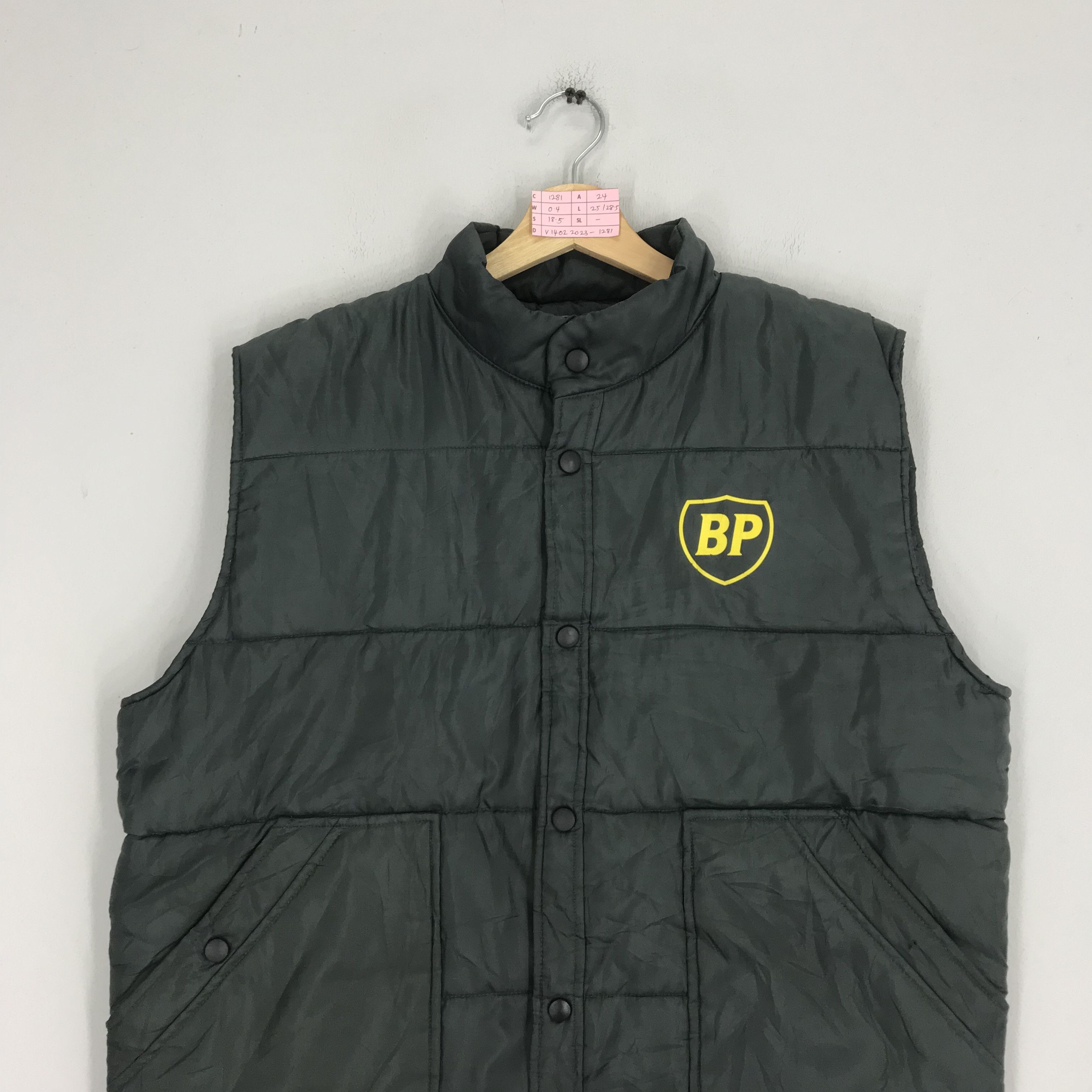 Uniform Wares Vintage BP Sleeveless Sweater Jacket Oil And Gas Coat Size US L / EU 52-54 / 3 - 3 Thumbnail