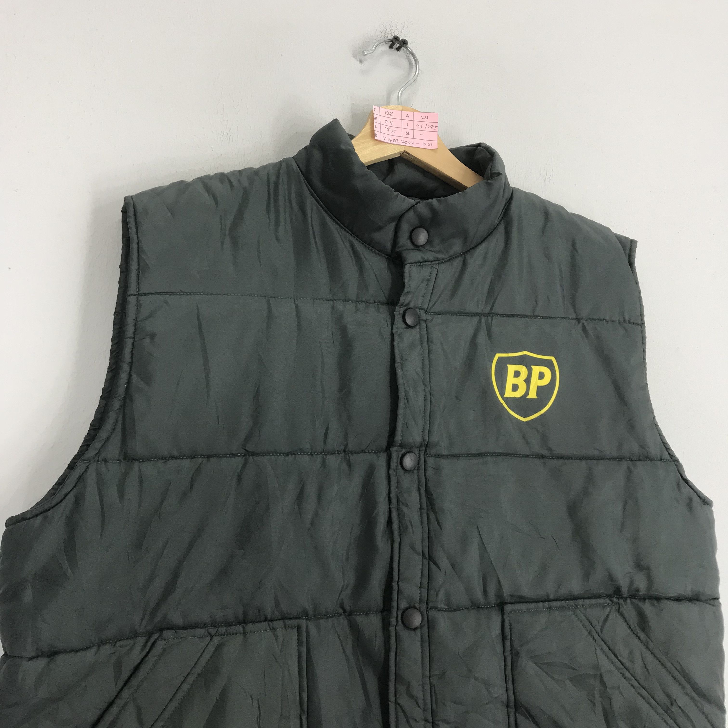 Uniform Wares Vintage BP Sleeveless Sweater Jacket Oil And Gas Coat Size US L / EU 52-54 / 3 - 6 Thumbnail
