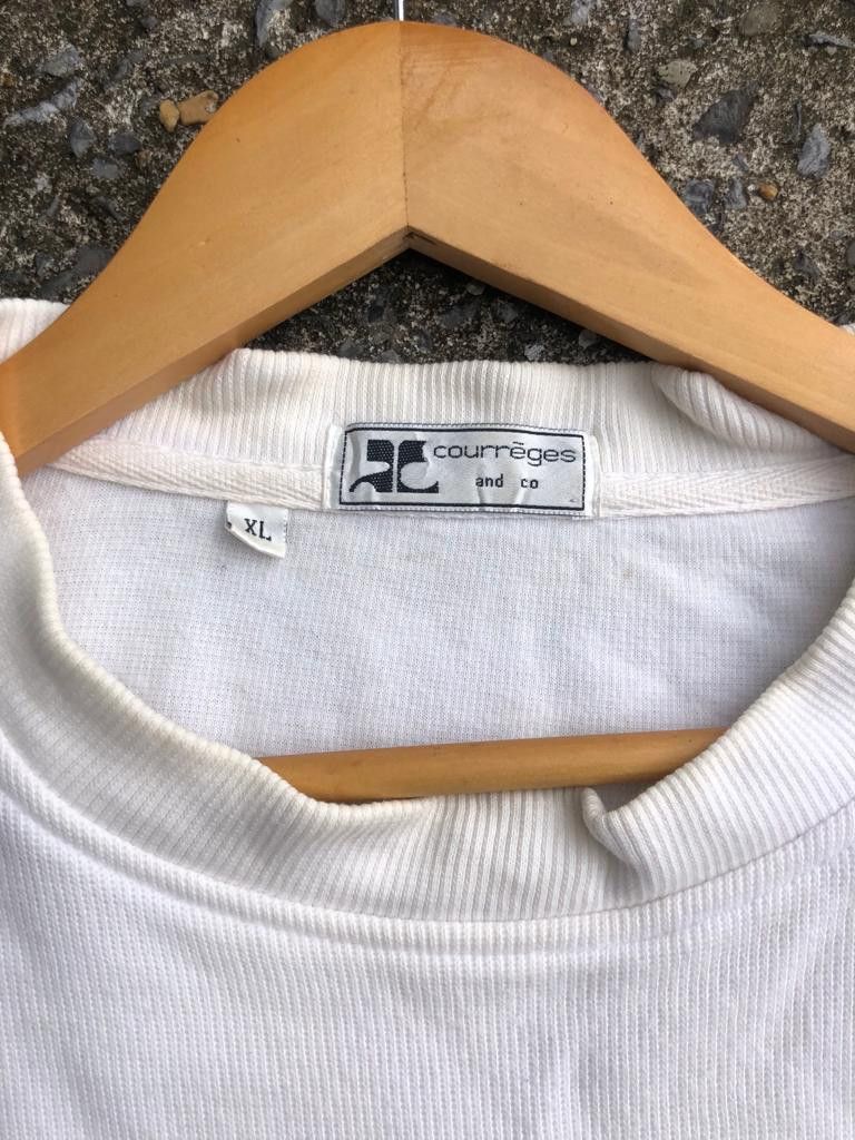 Courreges Courreges Paris Embroidered Sweatshirt Size M / US 6-8 / IT 42-44 - 2 Thumbnail