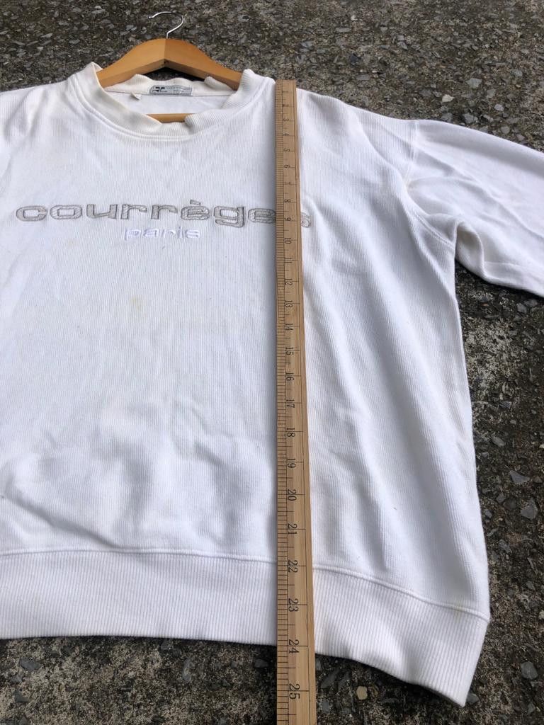 Courreges Courreges Paris Embroidered Sweatshirt Size M / US 6-8 / IT 42-44 - 5 Thumbnail