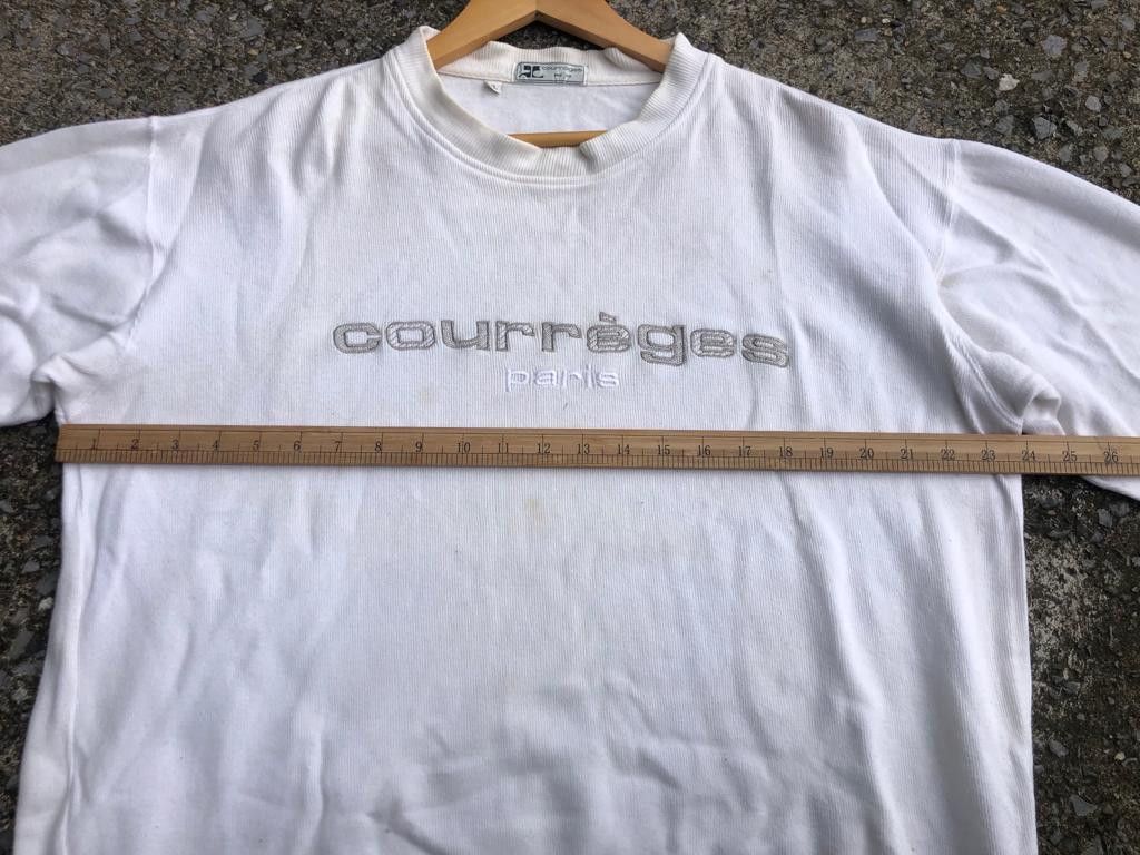 Courreges Courreges Paris Embroidered Sweatshirt Size M / US 6-8 / IT 42-44 - 4 Thumbnail