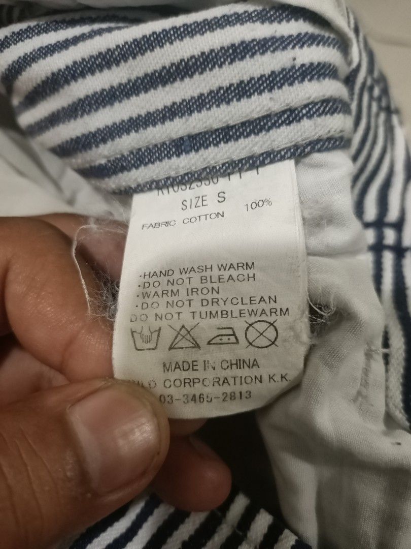 Japanese Brand Act Chive Lure by Redark Hickory‑Stripe Cargo Pants W30 L39 Size US 30 / EU 46 - 9 Thumbnail