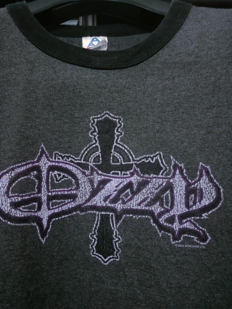 Band Tees Vintage 2003 Ozzy Osbourne Ringer Tee Y2K AAA Tag Size US M / EU 48-50 / 2 - 2 Thumbnail
