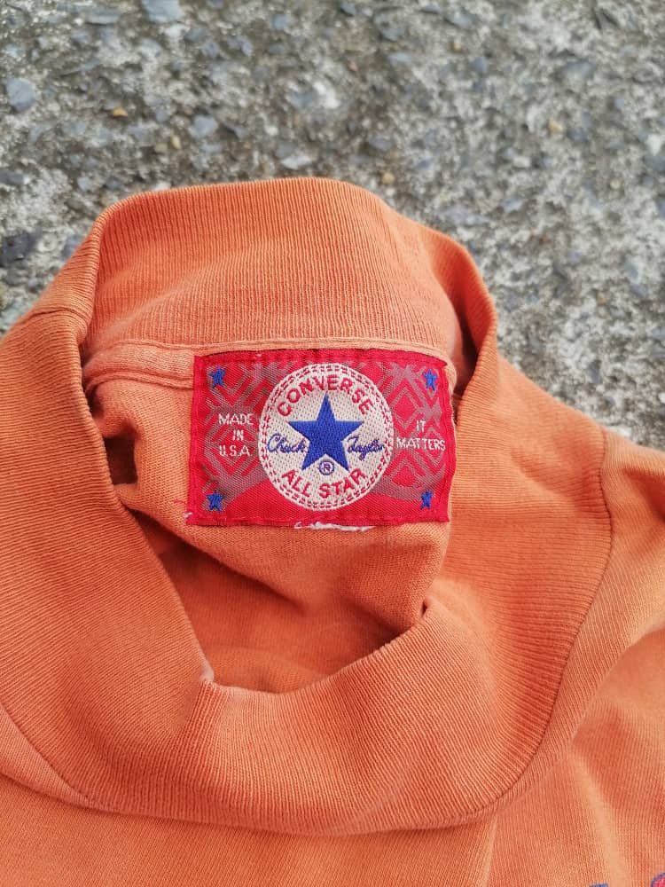 Converse × Vintage Vintage 90s Converse Longsleeve Tee Size US L / EU 52-54 / 3 - 7 Thumbnail