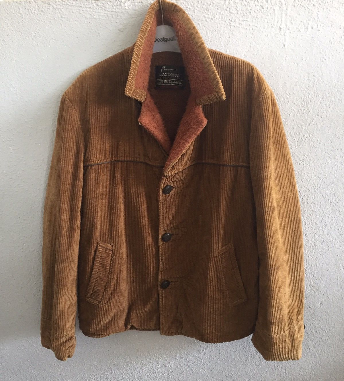Vintage Sears Sherpa Jacket Made in USA Button Ups
