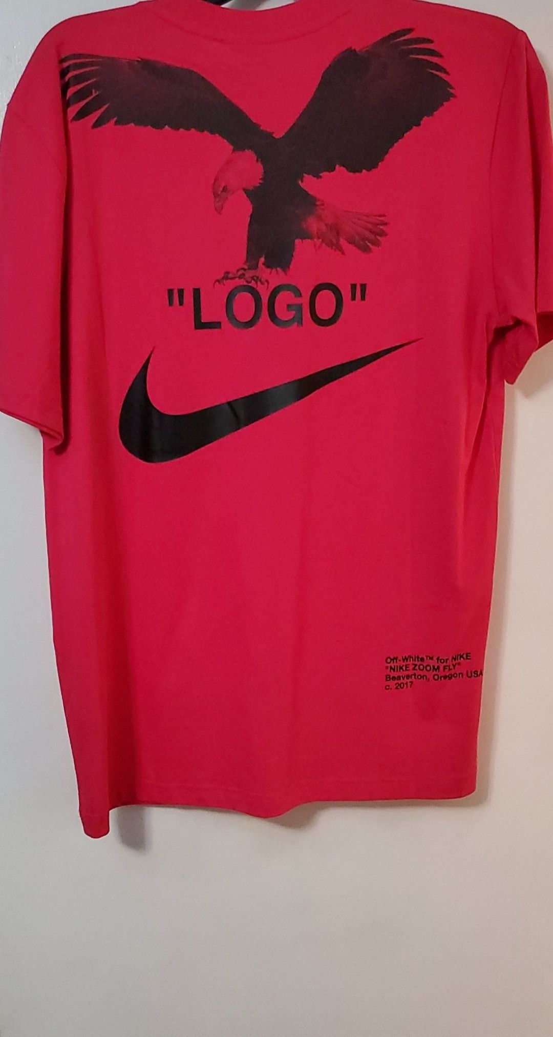 Nike × Off-White Off white Nike "logo" tee Size US M / EU 48-50 / 2 - 1 Thumbnail