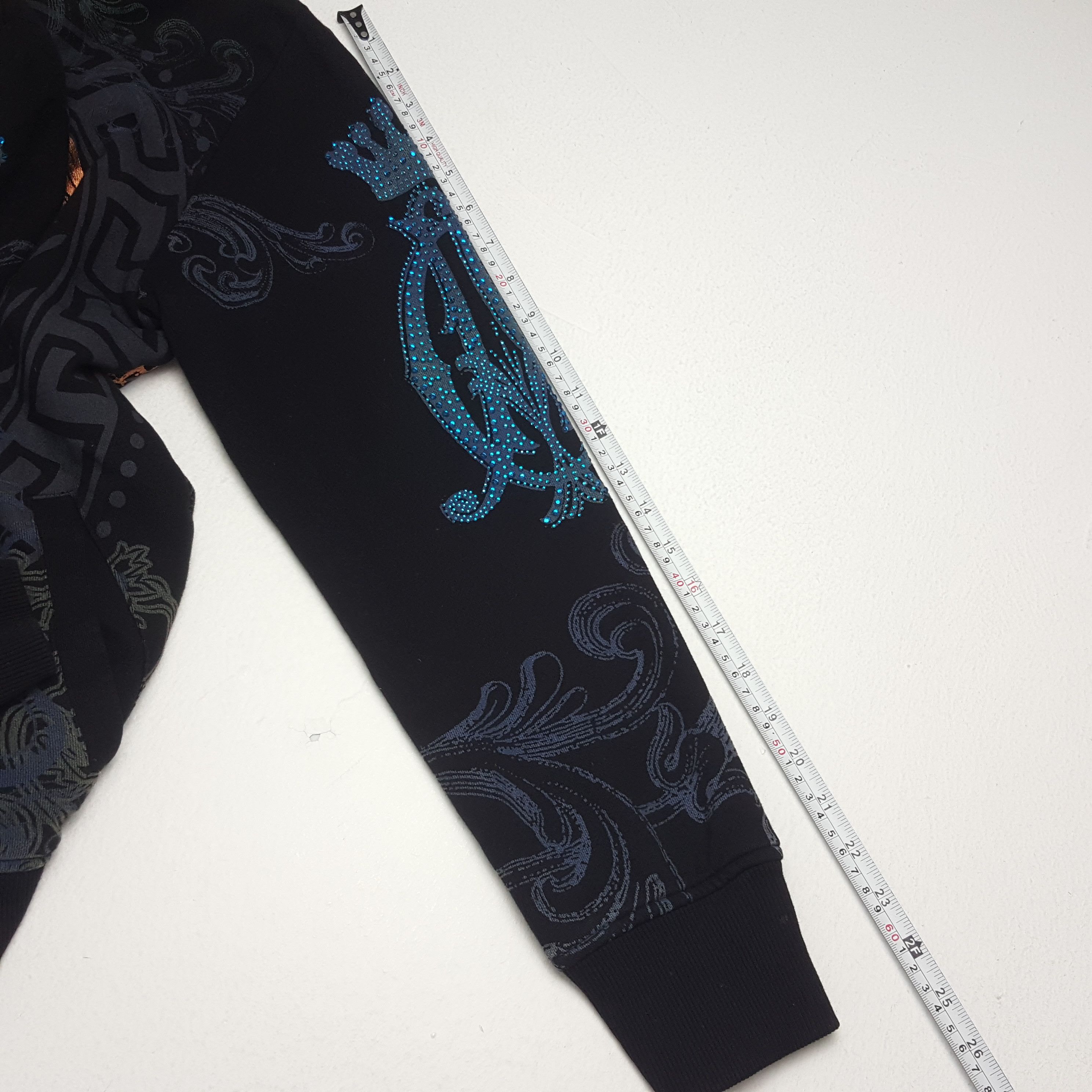 Christian Audigier × Vintage CHRISTIAN AUDIGIER Italian Designer Big Design Sweaters Size M / US 6-8 / IT 42-44 - 6 Thumbnail