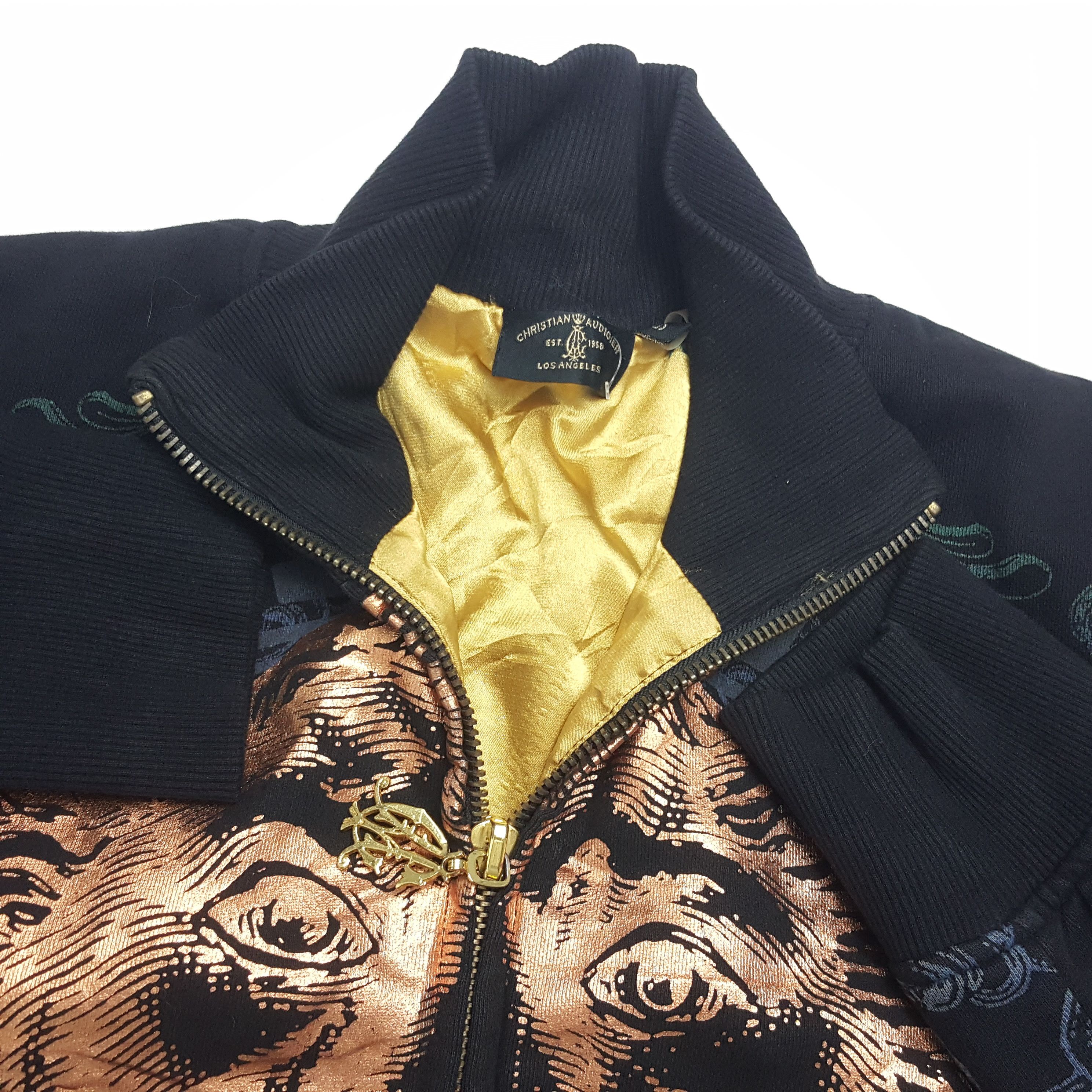 Christian Audigier × Vintage CHRISTIAN AUDIGIER Italian Designer Big Design Sweaters Size M / US 6-8 / IT 42-44 - 8 Thumbnail