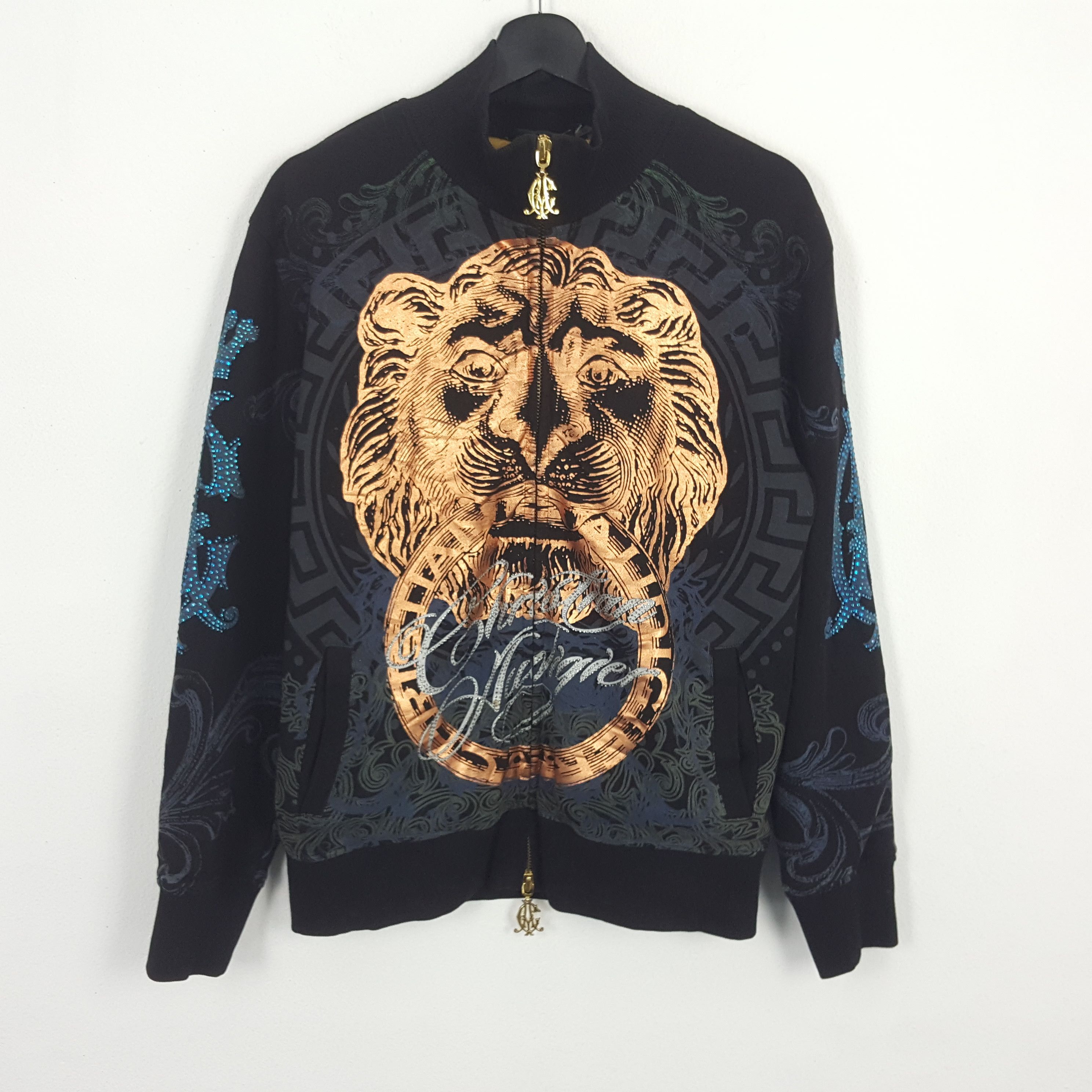 Christian Audigier × Vintage CHRISTIAN AUDIGIER Italian Designer Big Design Sweaters Size M / US 6-8 / IT 42-44 - 1 Thumbnail