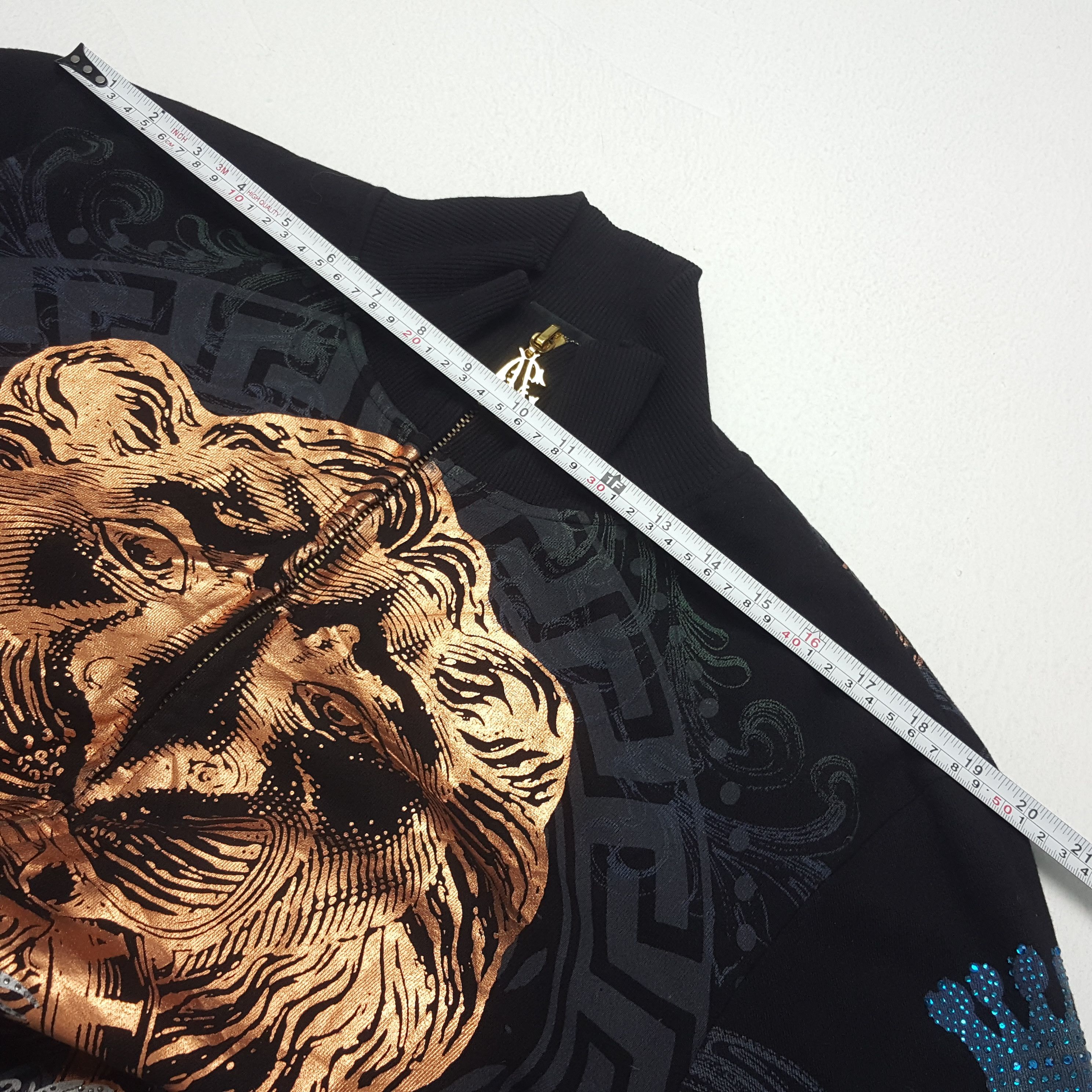 Christian Audigier × Vintage CHRISTIAN AUDIGIER Italian Designer Big Design Sweaters Size M / US 6-8 / IT 42-44 - 5 Thumbnail