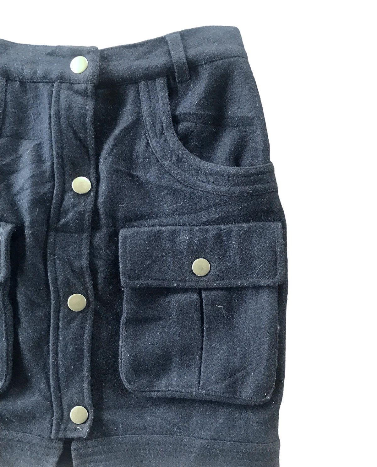 Japanese Brand × Takeo Kikuchi Takeo kikuchi Wool mini skirt Size XS / US 0-2 / IT 36-38 - 4 Thumbnail