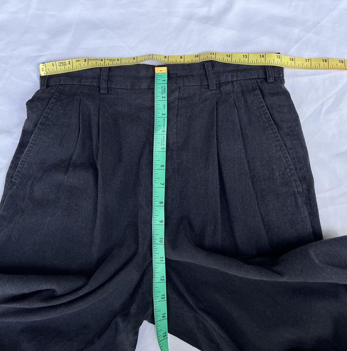 Comme des Garcons Homme Vintage 1989 CDGH AD1989 Sun Fade Linen Blend Baggy Trouser Size US 30 / EU 46 - 22 Thumbnail